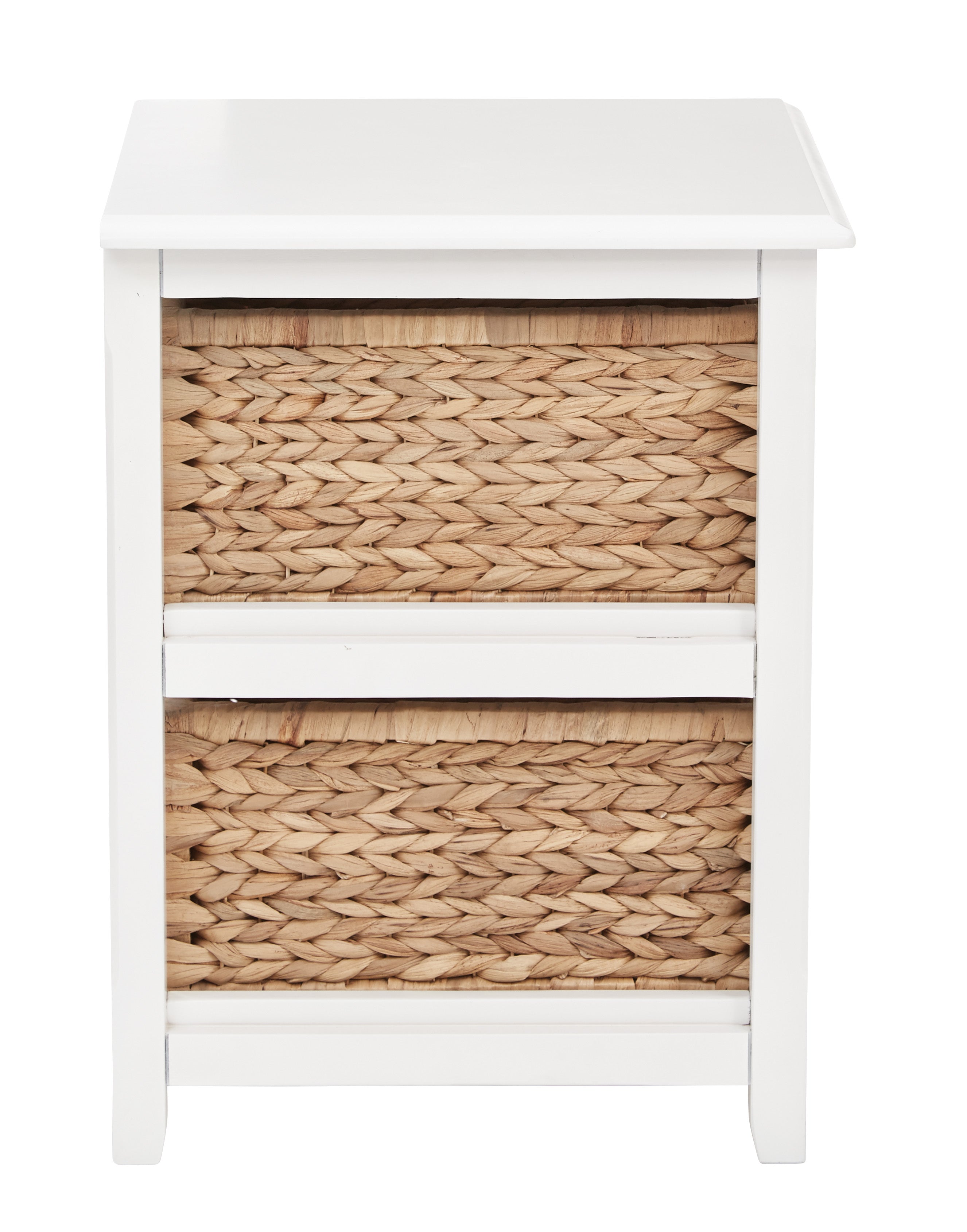 Seabrook Two-Tier Storage Unit - White