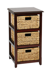 Seabrook Three-Tier Storage Unit - Espresso