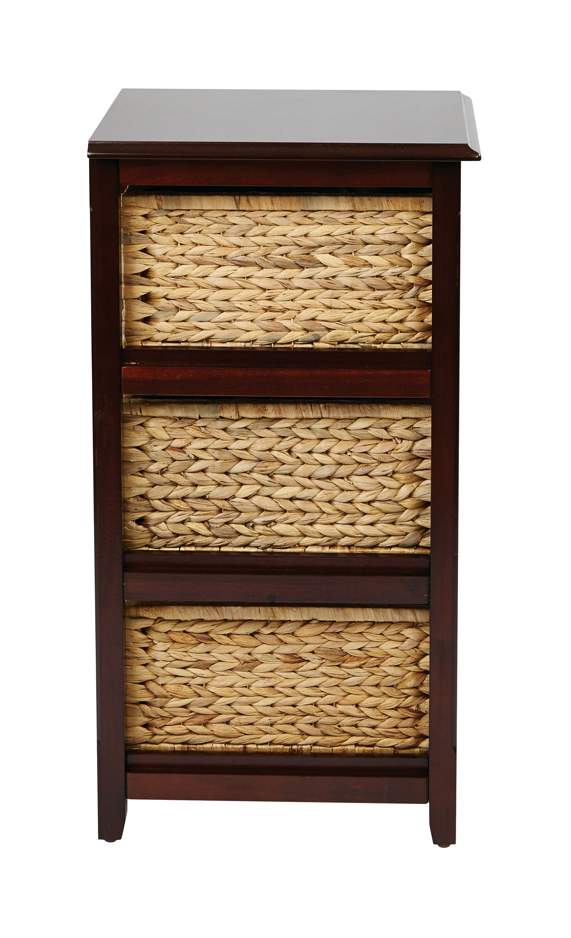 Seabrook Three-Tier Storage Unit - Espresso