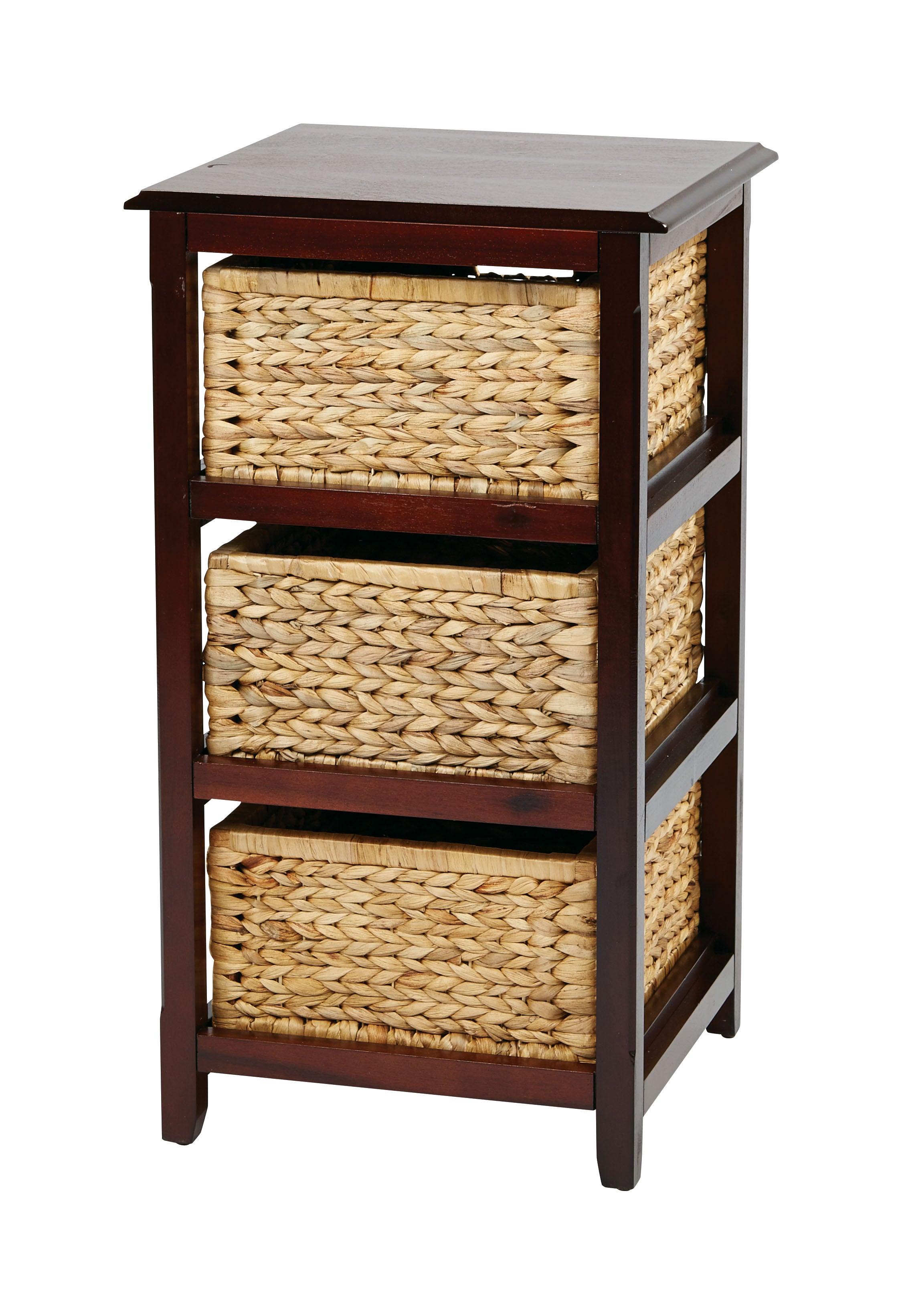 Seabrook Three-Tier Storage Unit - Espresso