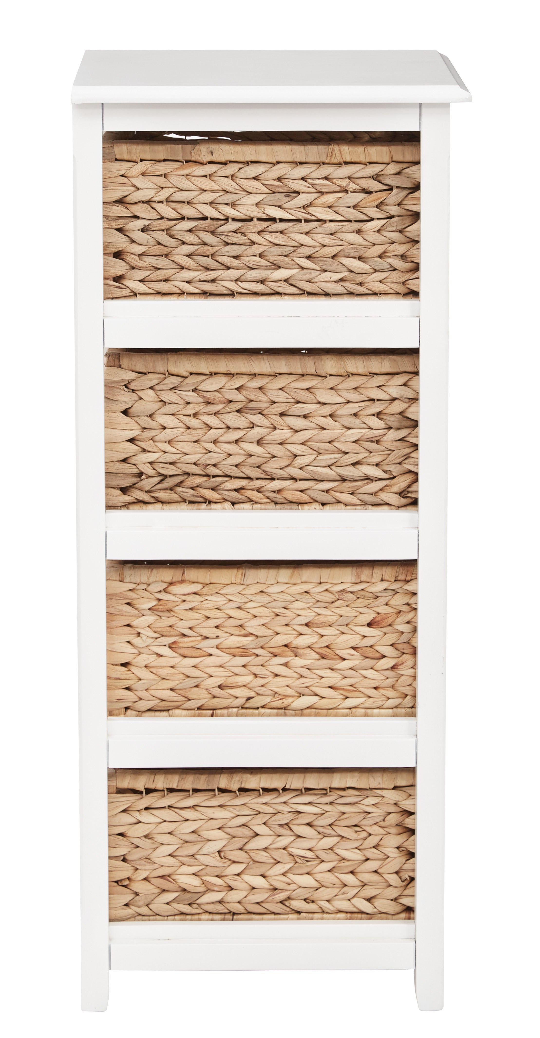Seabrook Four-Tier Storage Unit - White