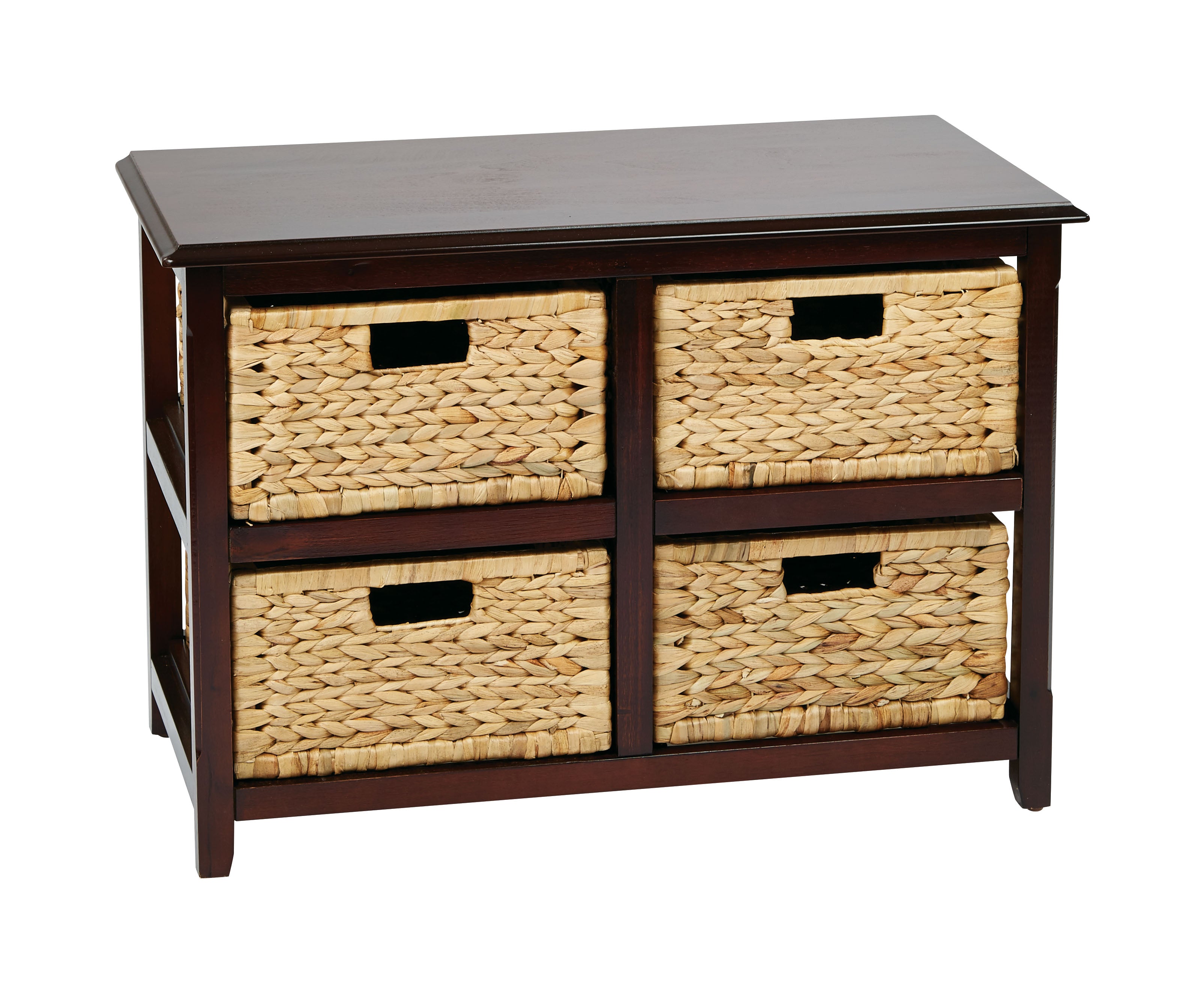 Seabrook Two-Tier Storage Unit - Espresso