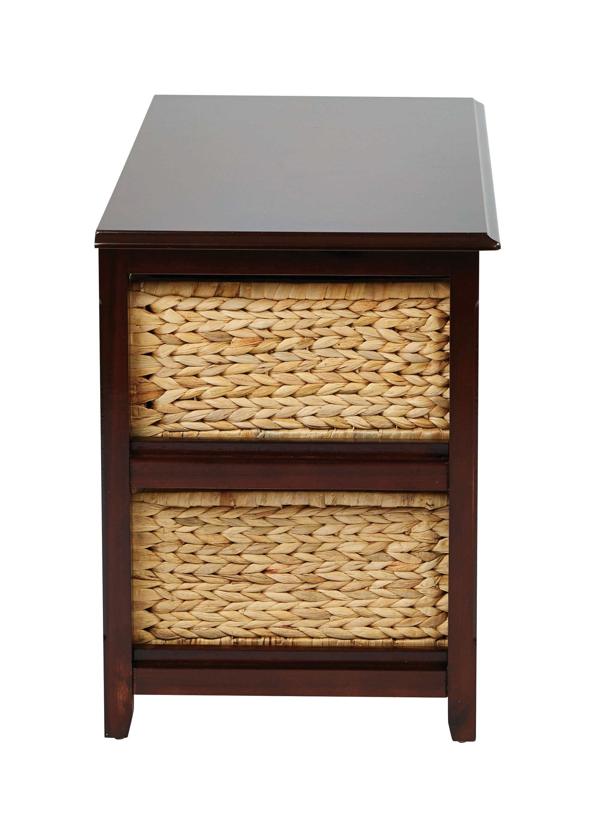 Seabrook Two-Tier Storage Unit - Espresso