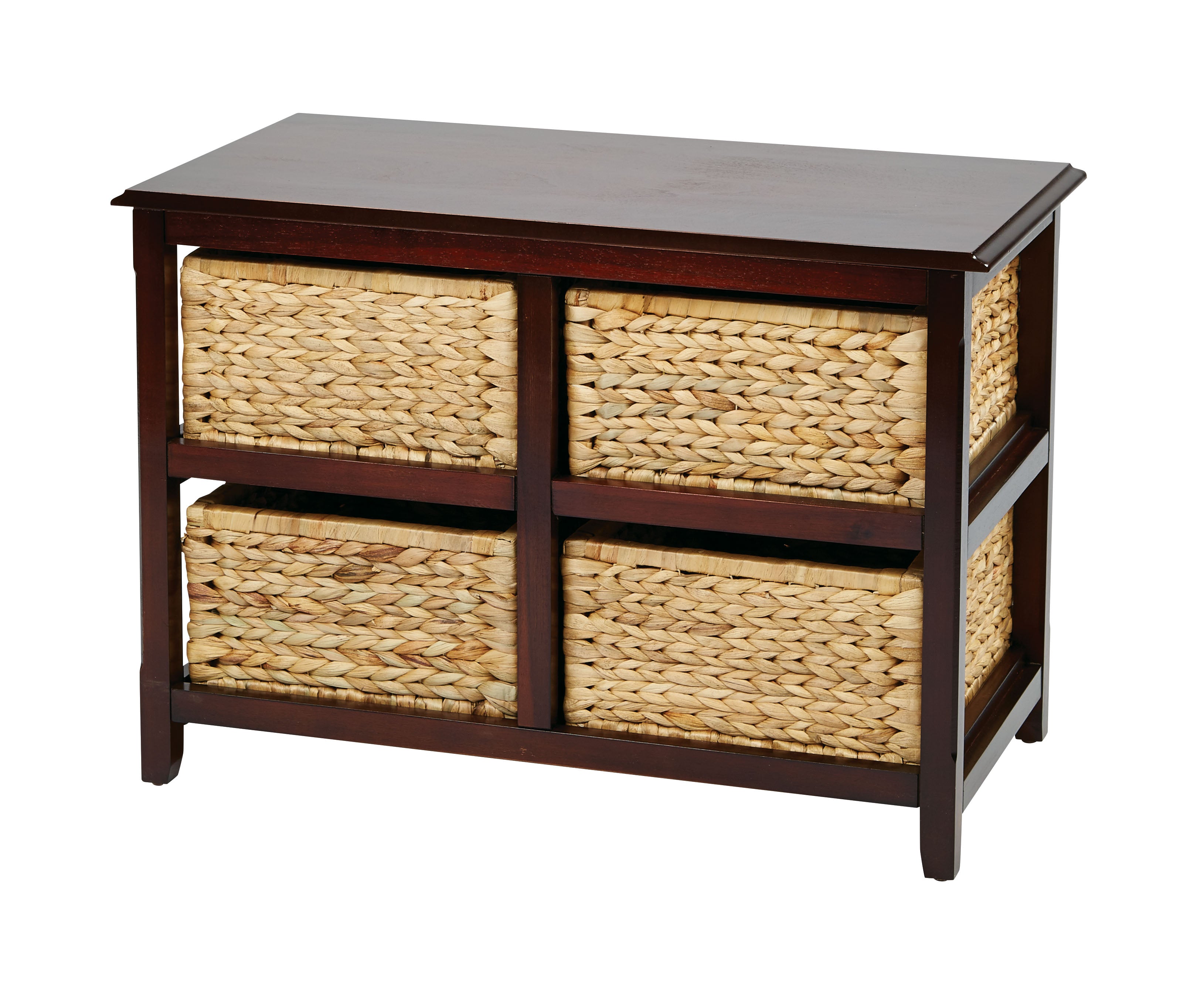 Seabrook Two-Tier Storage Unit - Espresso