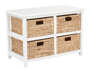 Seabrook Two-Tier Storage Unit - White