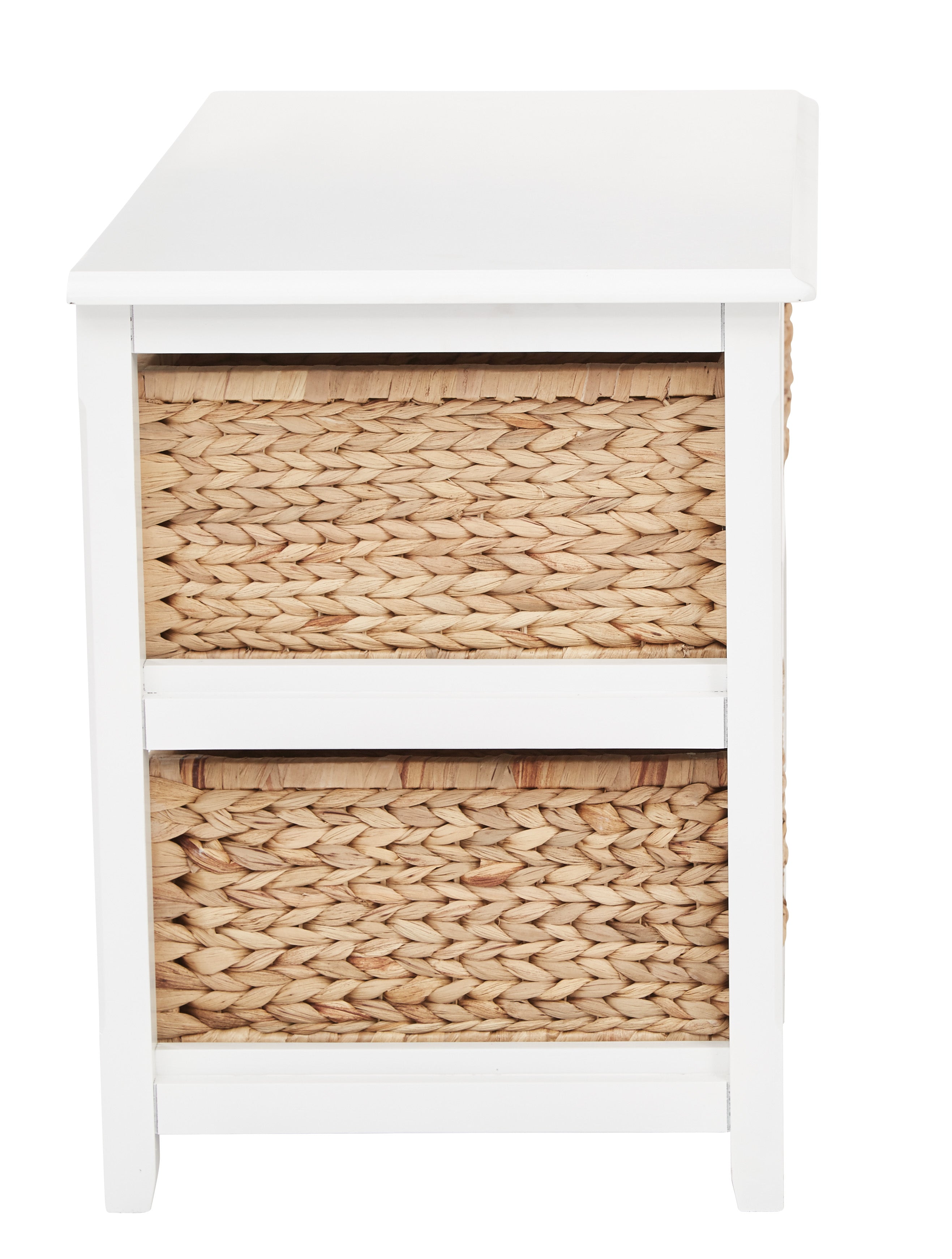 Seabrook Two-Tier Storage Unit - White