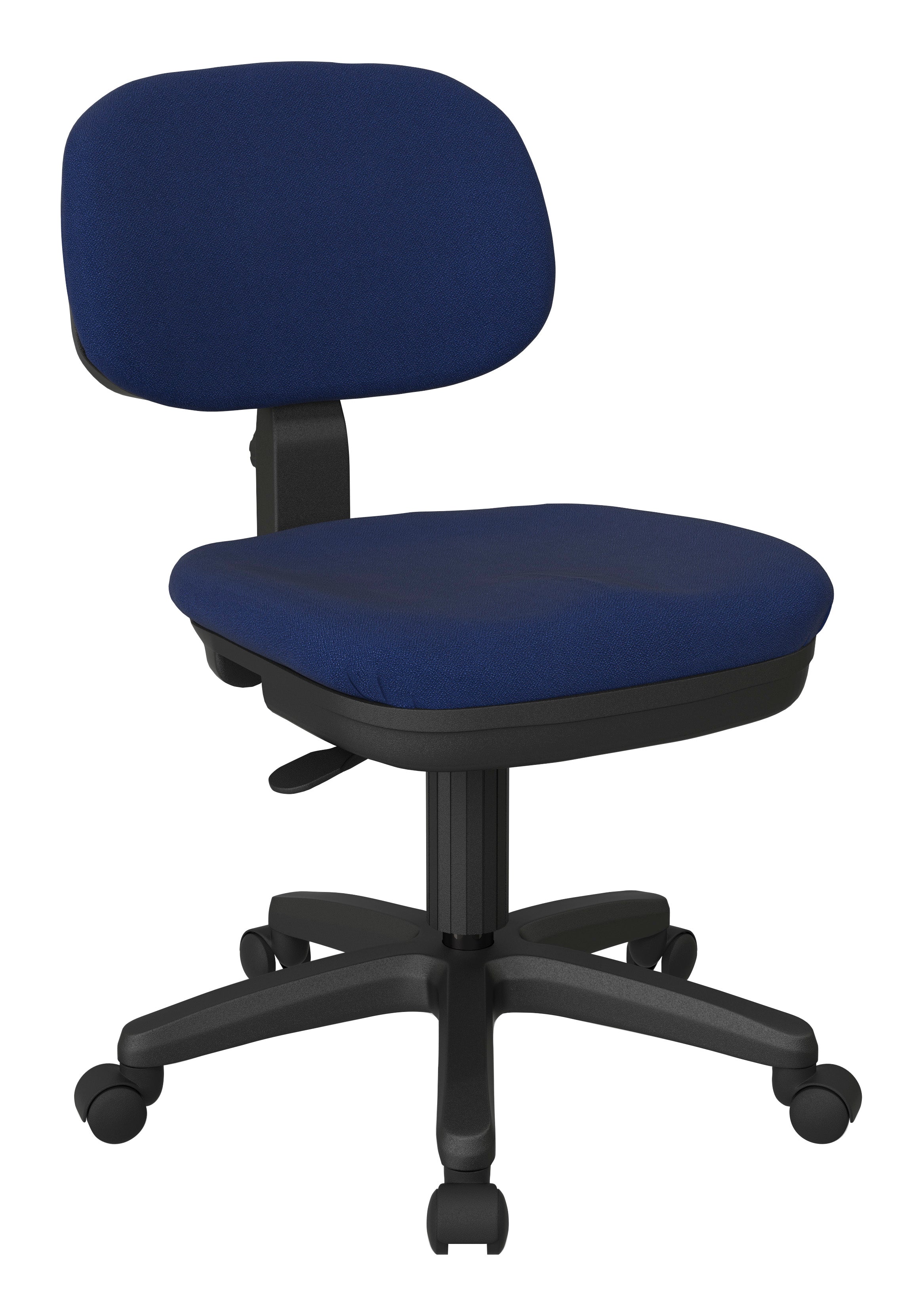Basic Task Chair (Replaces SC50T). Sculptured Seat and Back. One Touch Pneumatic Seat Height Adjustment. Back Height Adjustment. Seat Depth Adjustment. Heavy Duty Nylon Base with Dual Wheel Carpet Casters.