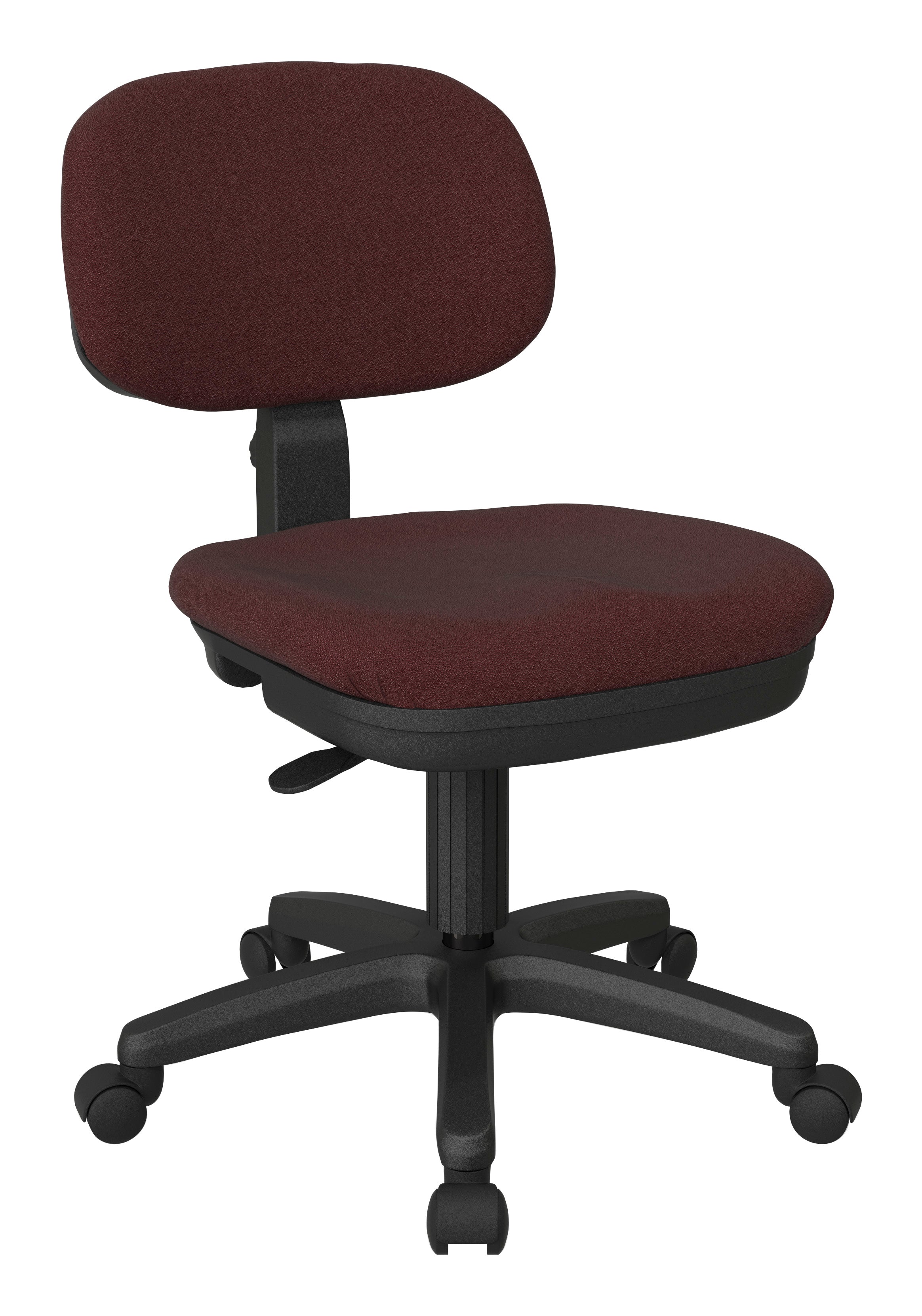 Basic Task Chair (Replaces SC50T). Sculptured Seat and Back. One Touch Pneumatic Seat Height Adjustment. Back Height Adjustment. Seat Depth Adjustment. Heavy Duty Nylon Base with Dual Wheel Carpet Casters.