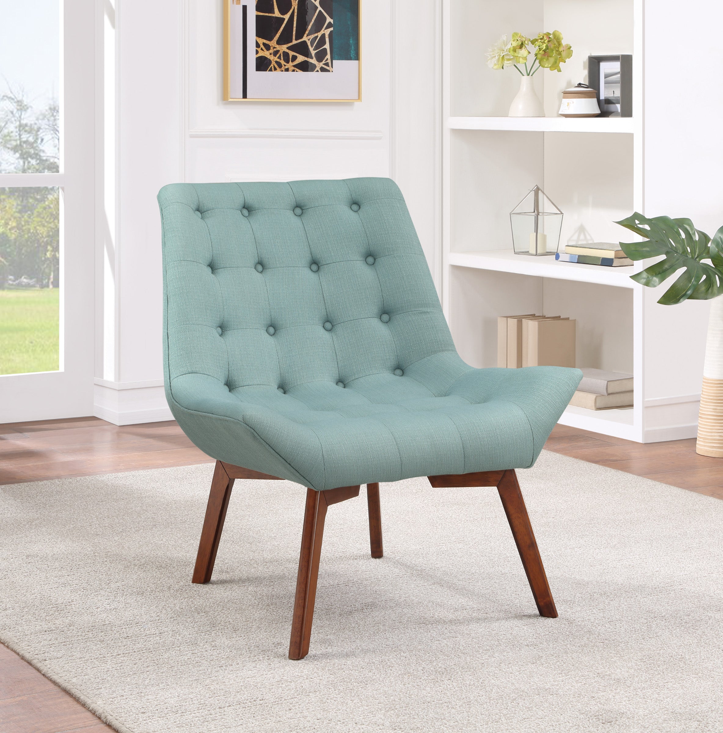 Shelly Tufted Chair - Sea