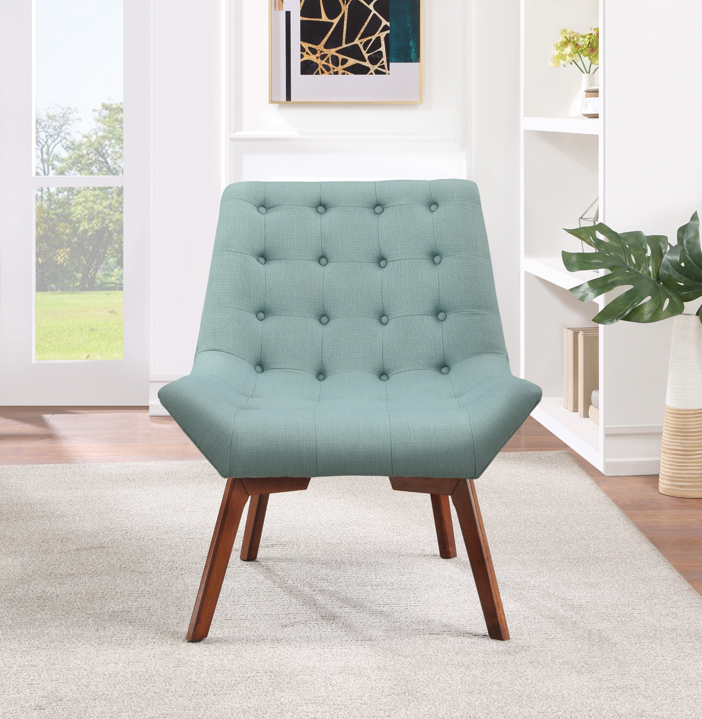 Shelly Tufted Chair - Sea