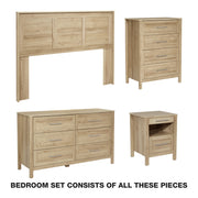 Stonebrook 4 Piece Bedroom Set - Canyon Oak