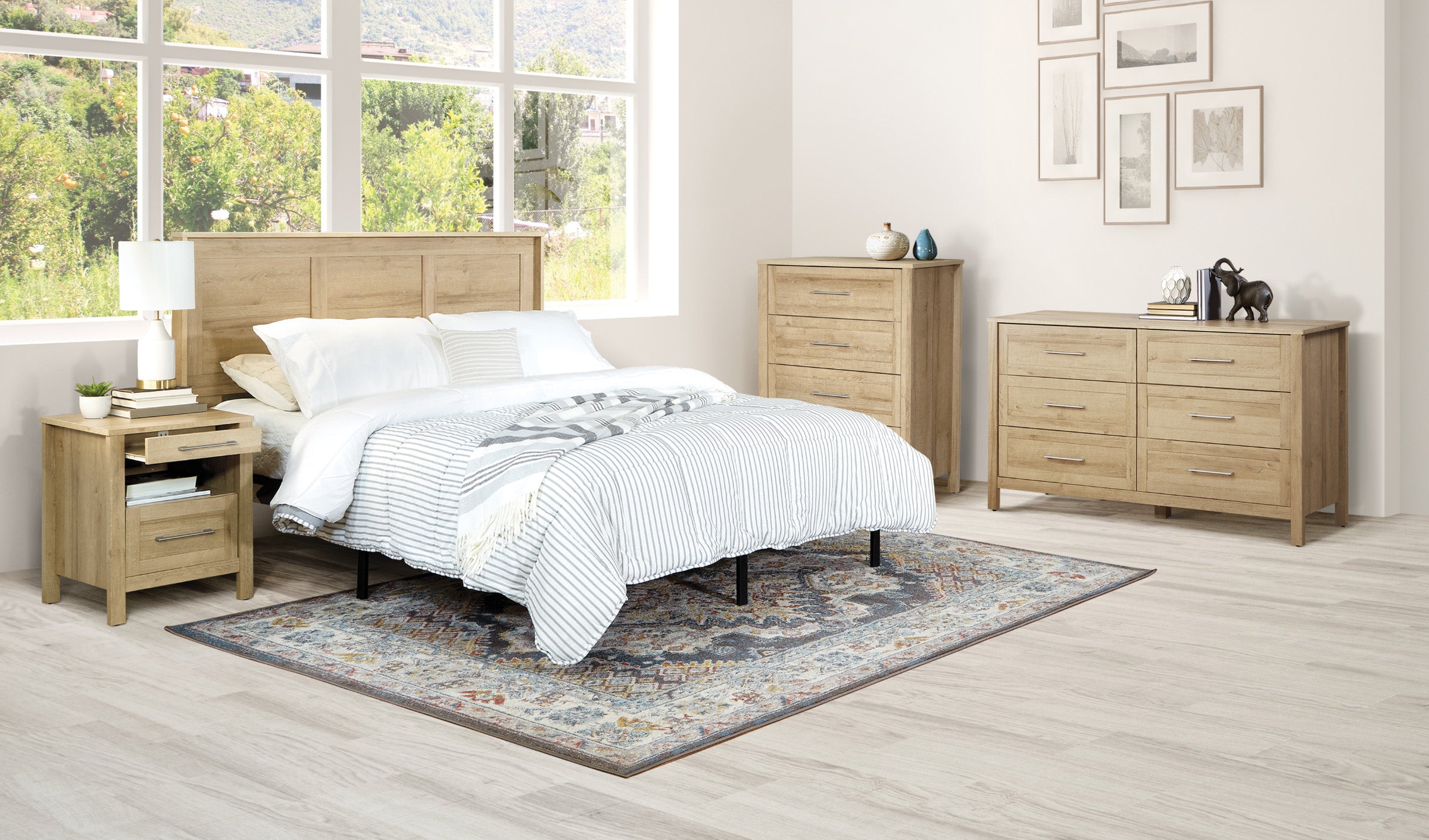 Stonebrook 4 Piece Bedroom Set - Canyon Oak