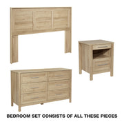 Stonebrook 3 Piece Bedroom Set - Canyon Oak
