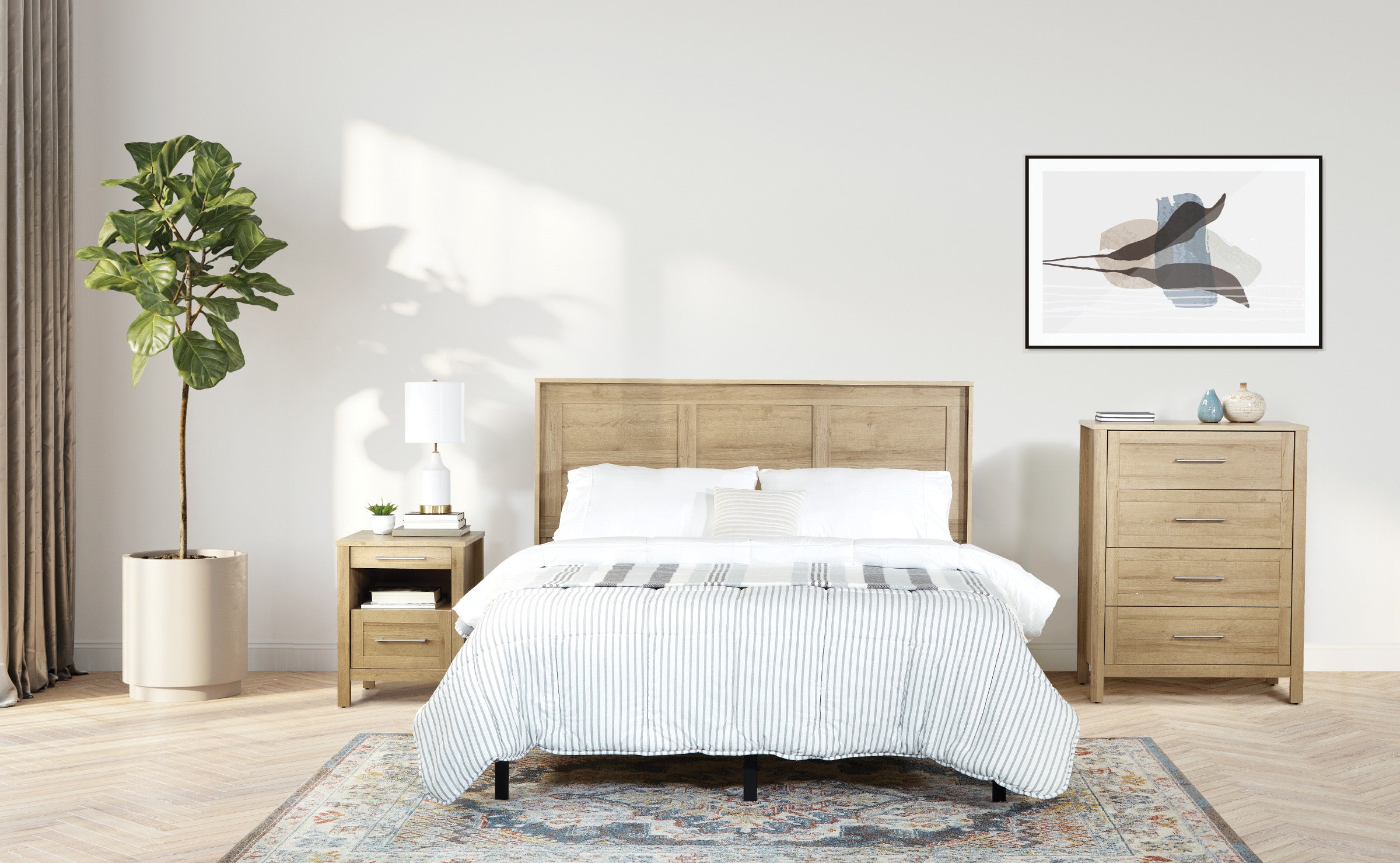 Stonebrook 3 Piece Bedroom Set - Canyon Oak