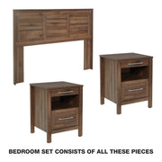 Stonebrook 3 Piece Bedroom Set - Classic Walnut