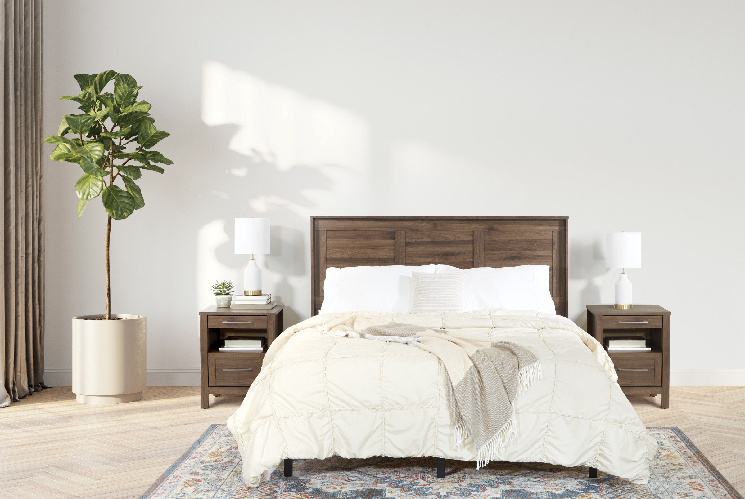 Stonebrook 3 Piece Bedroom Set - Classic Walnut