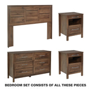 Stonebrook 4 Piece Bedroom Set - Classic Walnut