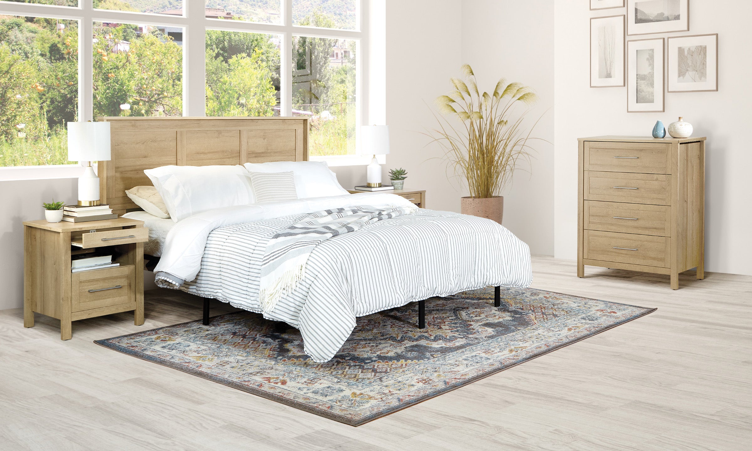 Stonebrook 4 Piece Bedroom Set - Canyon Oak