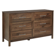 Stonebrook 6-Drawer Dresser - Classic Walnut