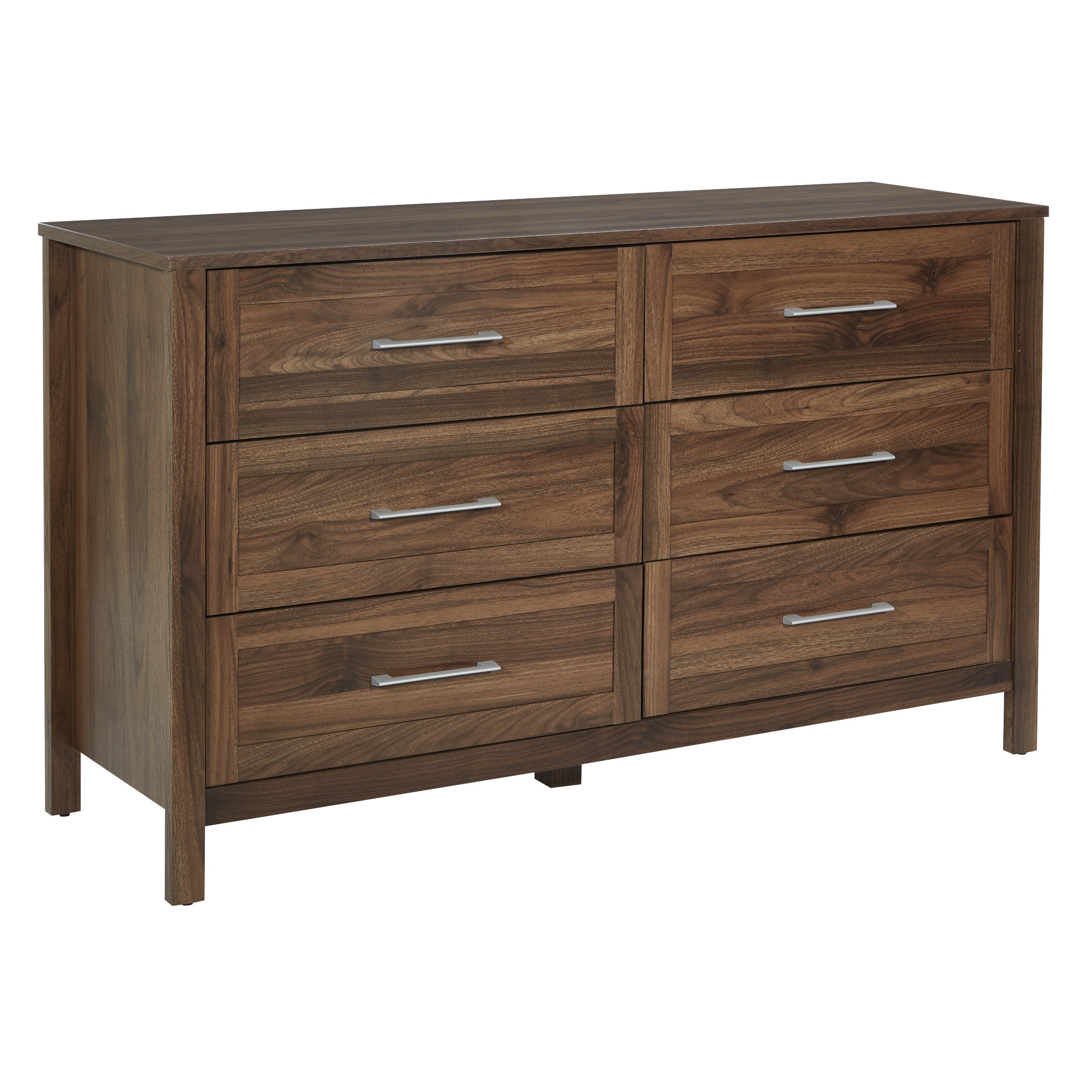 Stonebrook 6-Drawer Dresser - Classic Walnut