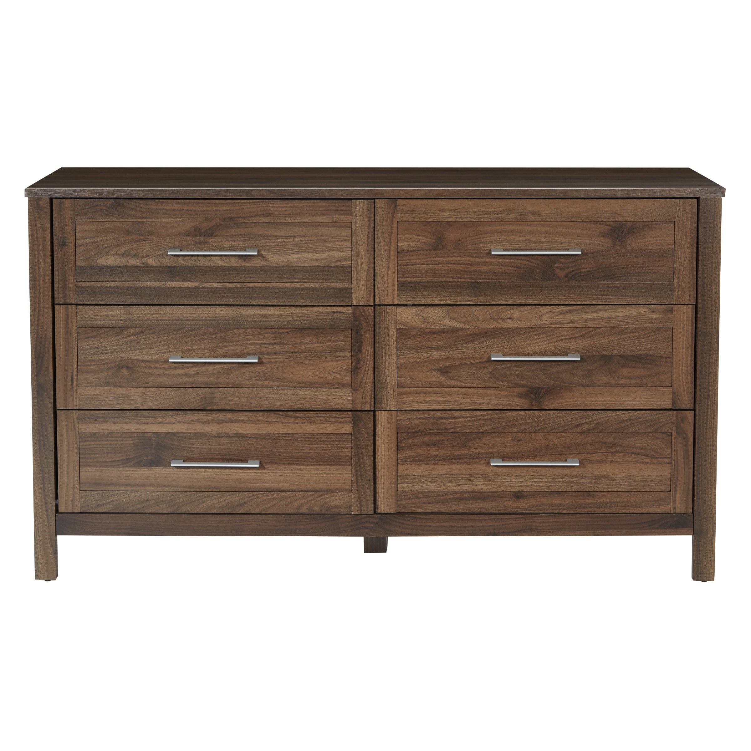Stonebrook 6-Drawer Dresser - Classic Walnut
