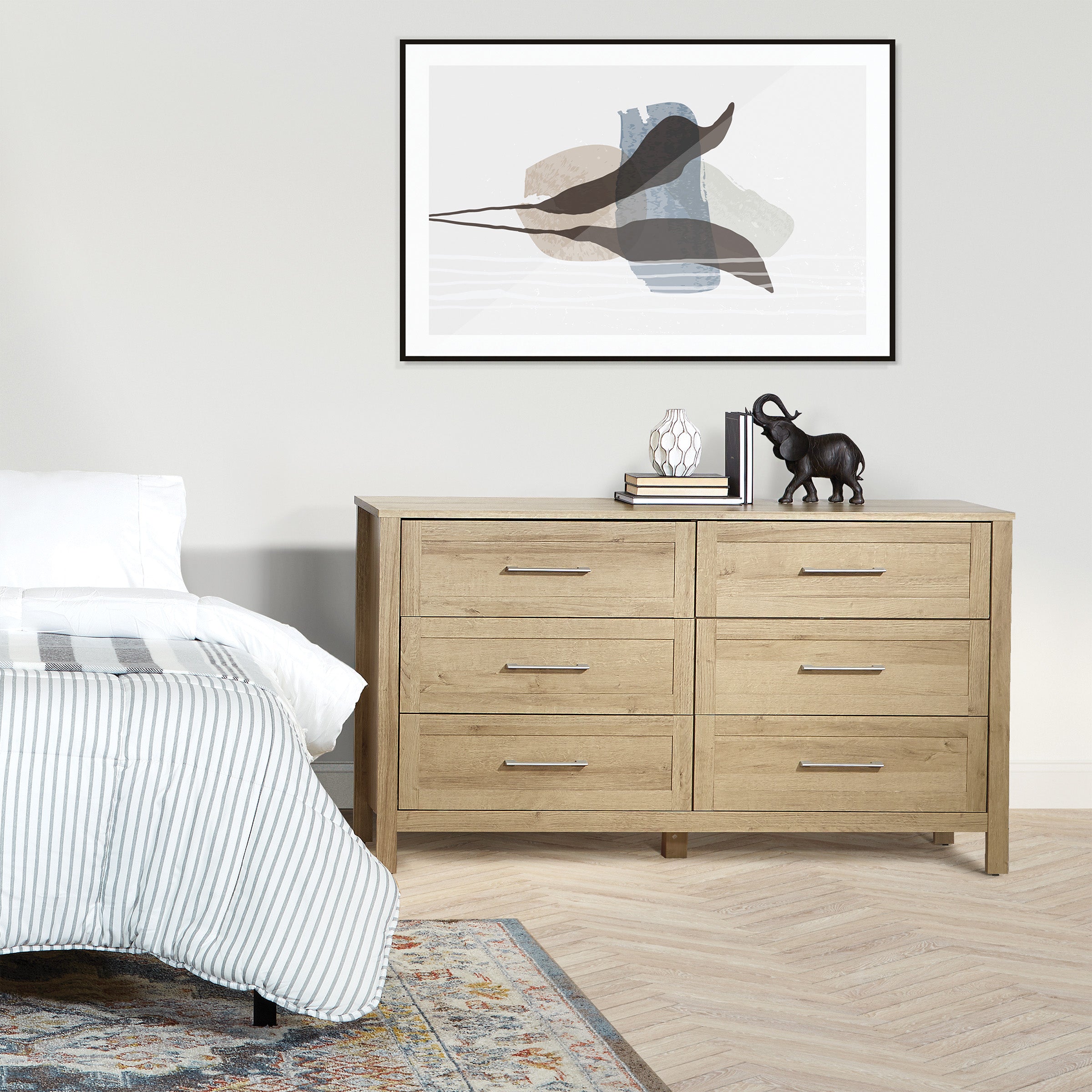 Stonebrook 6-Drawer Dresser - Canyon Oak