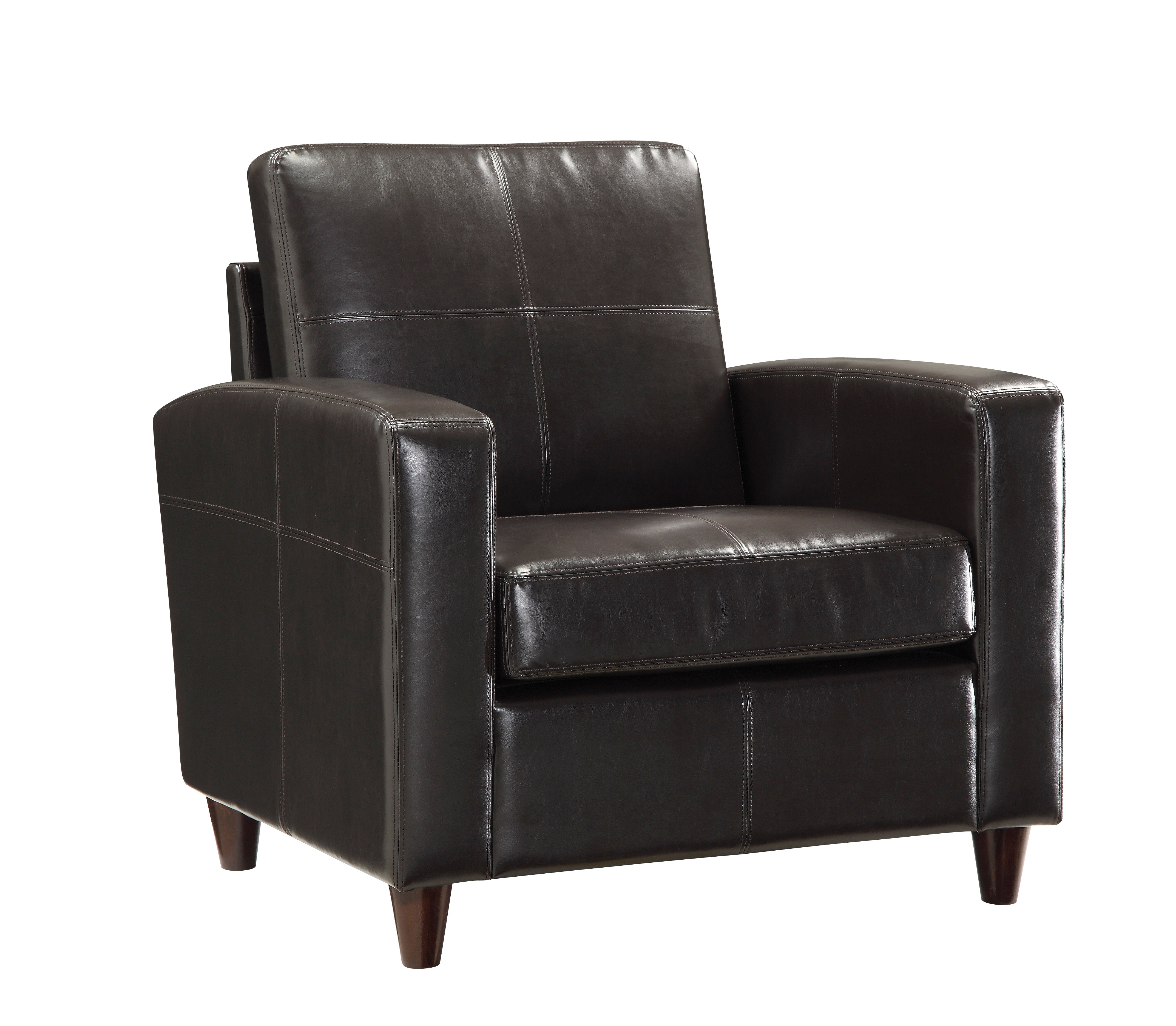 Club Chair With Espresso Finish Legs - Espresso