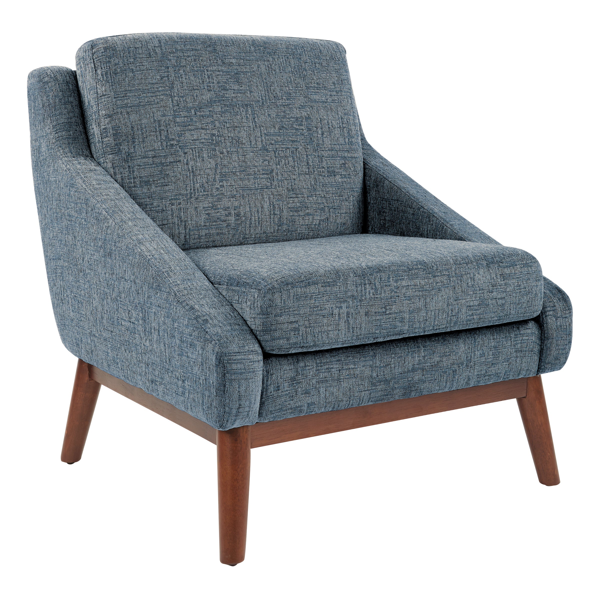 Mid-Century Club Chair - Navy