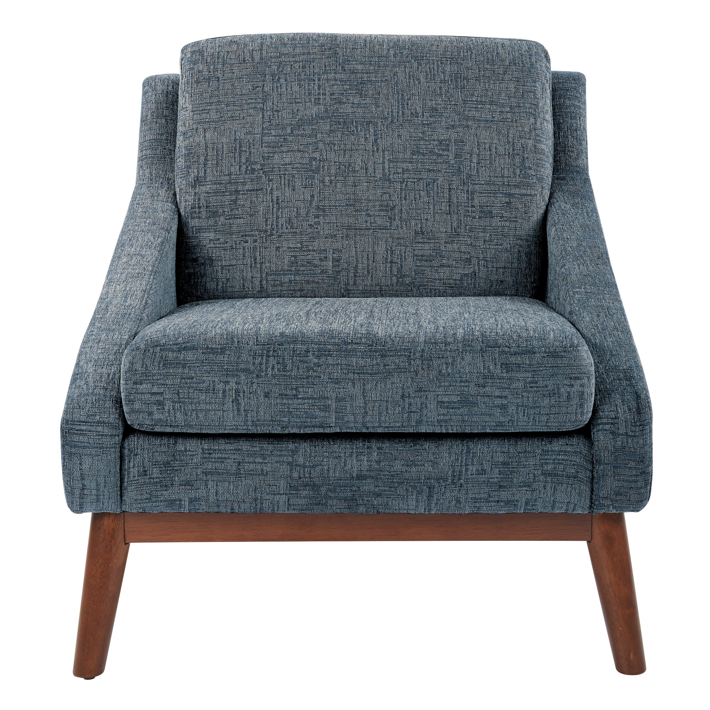 Mid-Century Club Chair - Navy