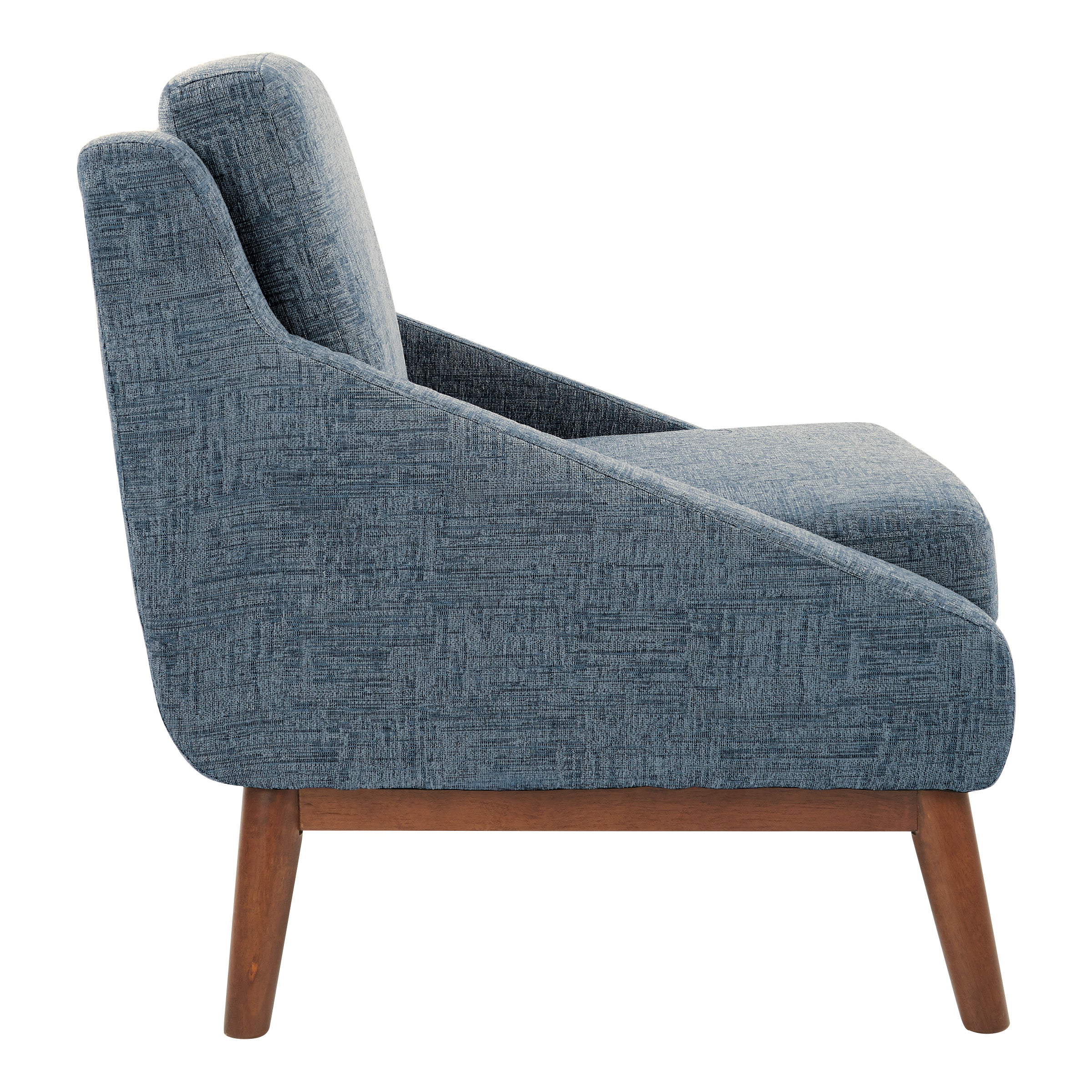 Mid-Century Club Chair - Navy