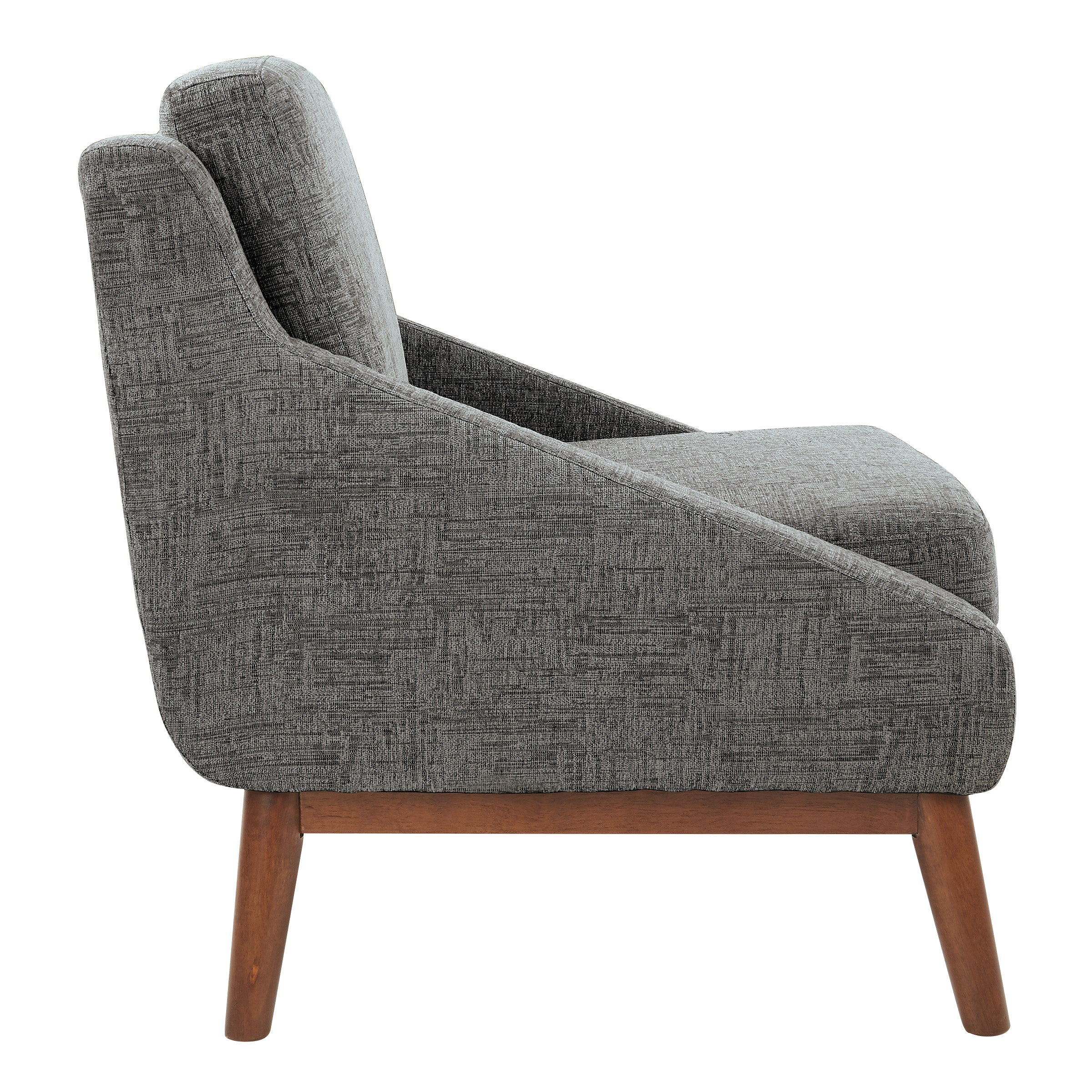 Mid-Century Club Chair - Charcoal