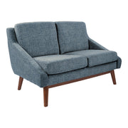 Mid-Century Loveseat - Navy