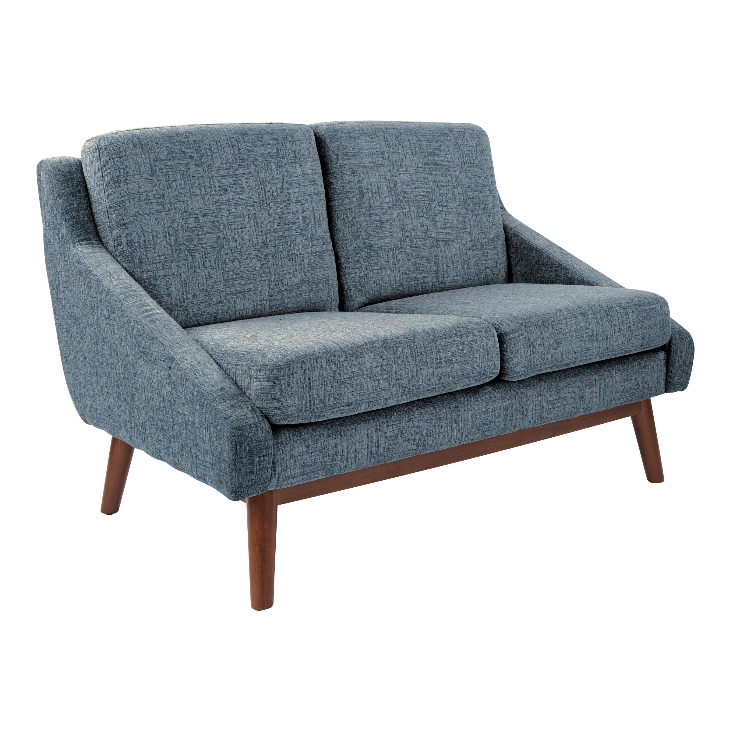 Mid-Century Loveseat - Navy