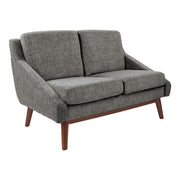 Mid-Century Loveseat - Charcoal