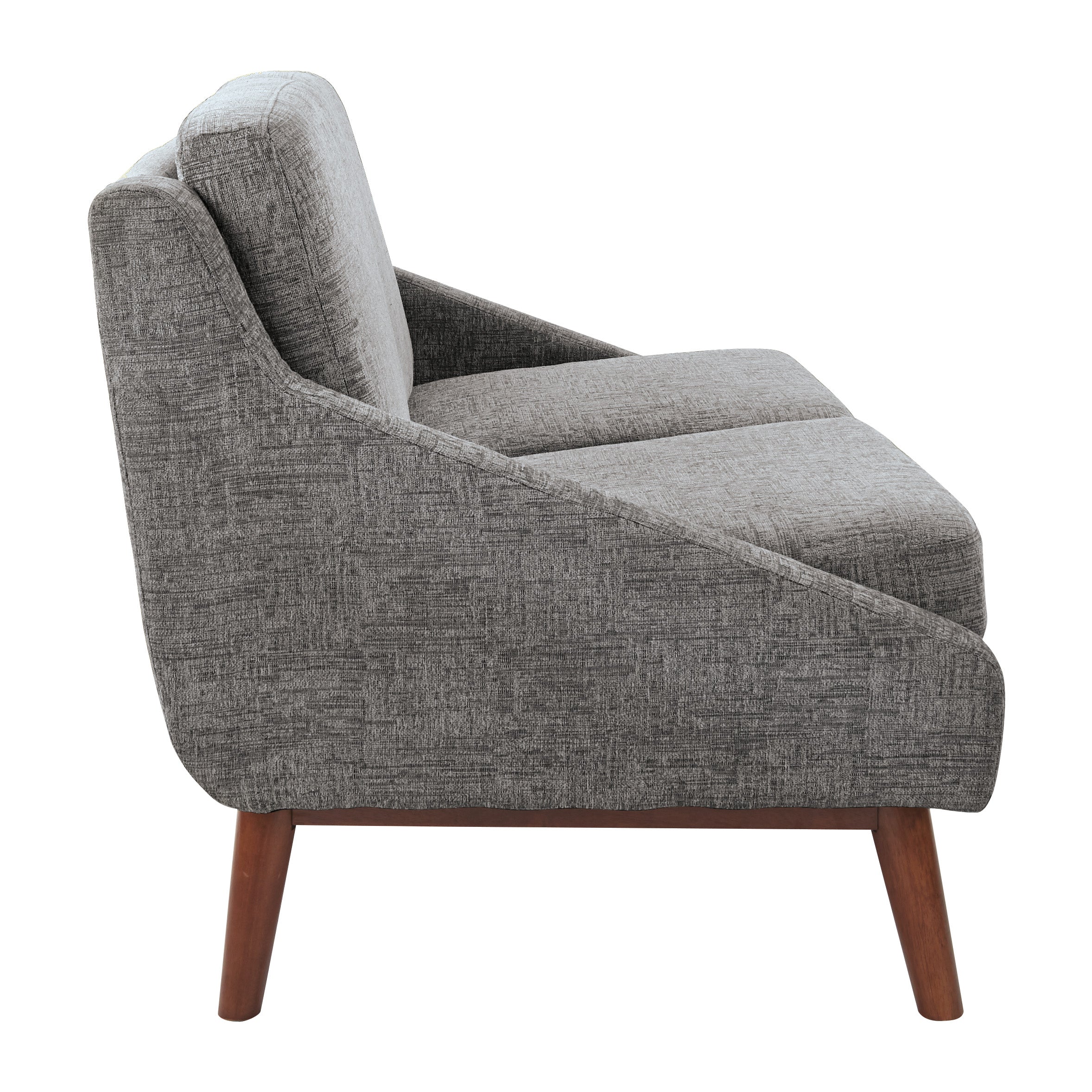 Mid-Century Loveseat - Charcoal