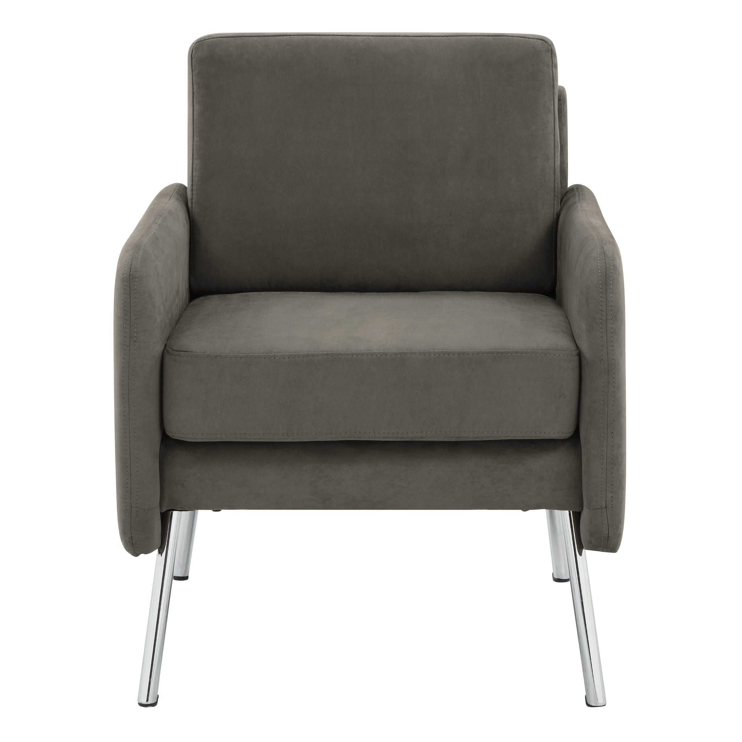 Lounge Chair in Fabric - Charcoal Fabric