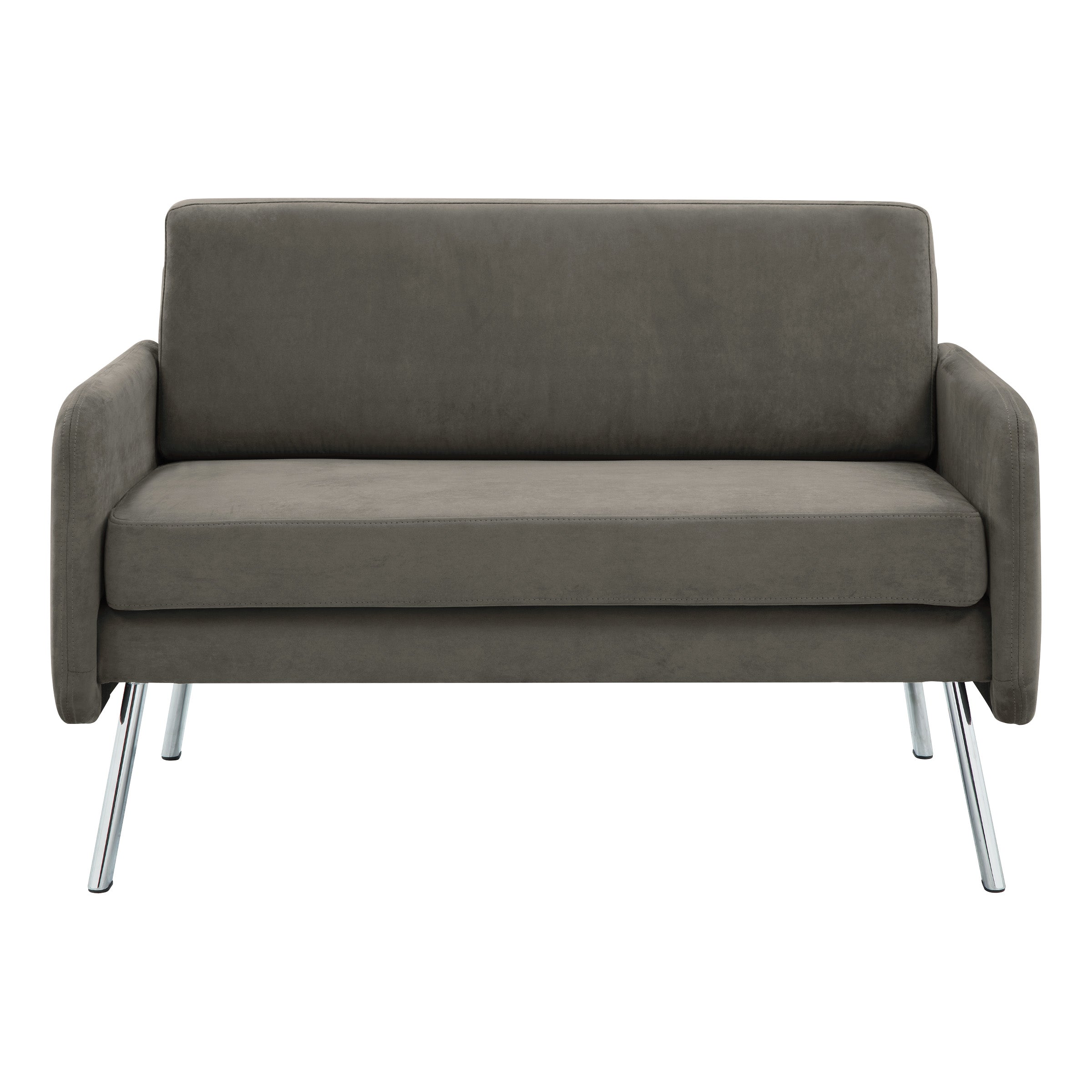 Lounge Loveseat in Fabric - Charcoal Fabric