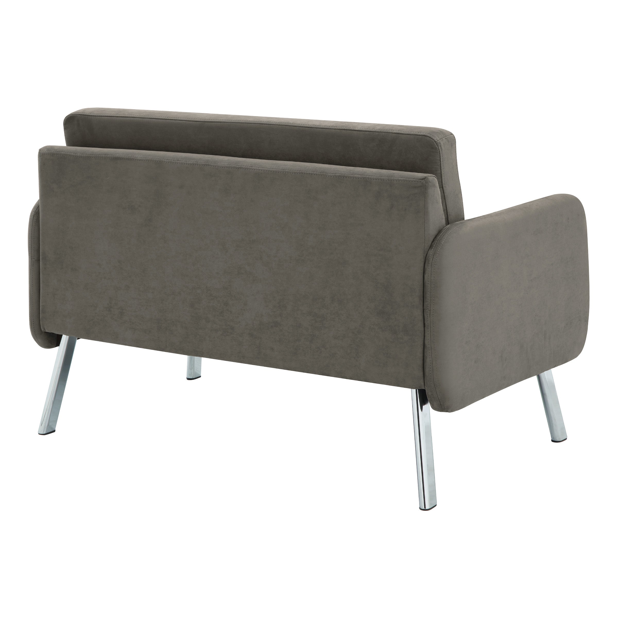 Lounge Loveseat in Fabric - Charcoal Fabric