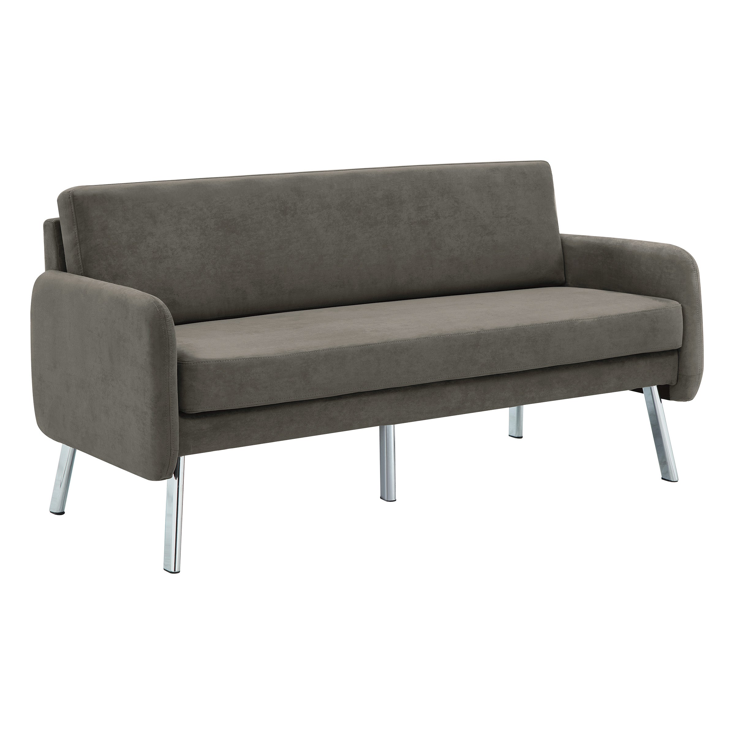 Lounge Sofa in Fabric - Charcoal Fabric