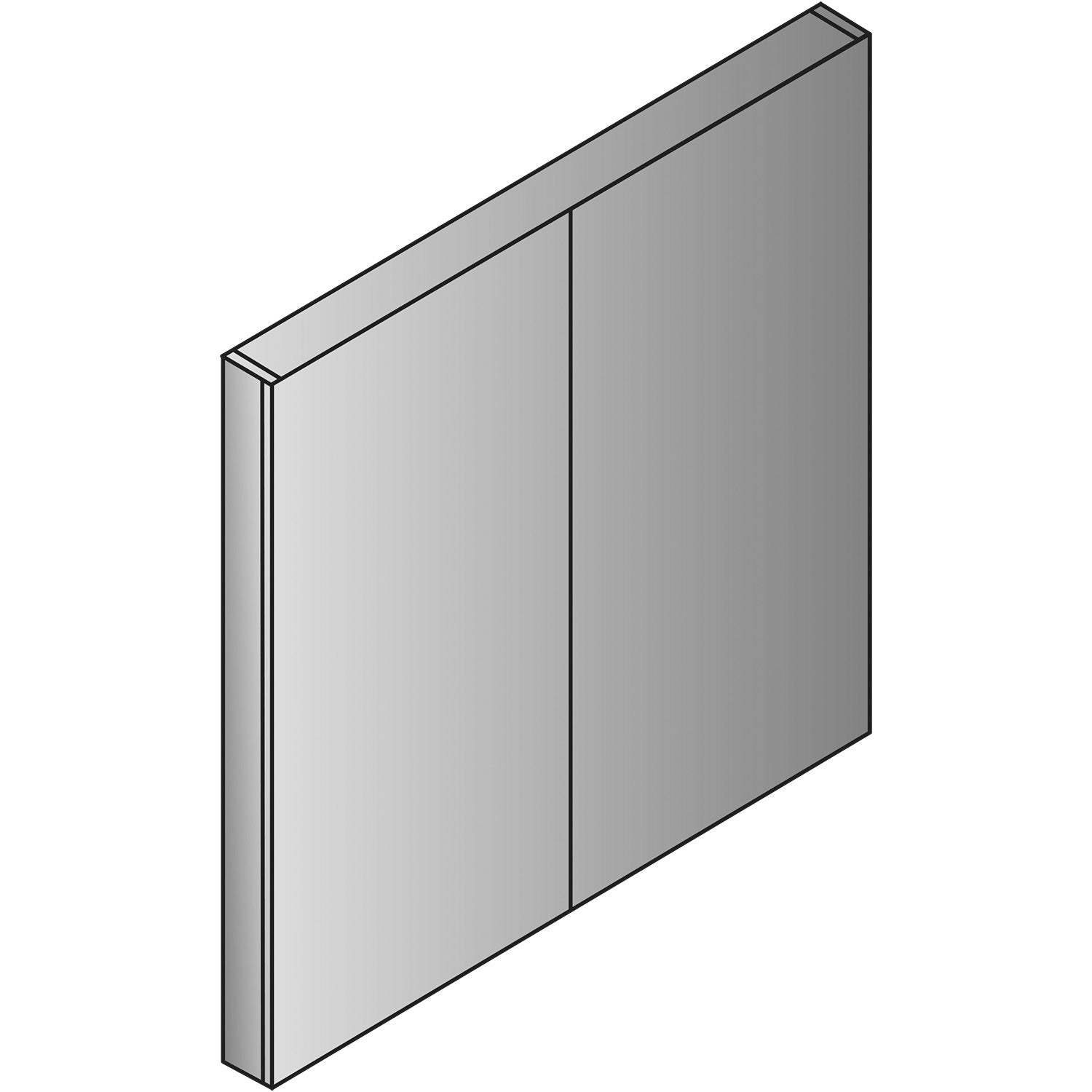 Sonoma Presentation Board, 48X48 - Dark Cherry
