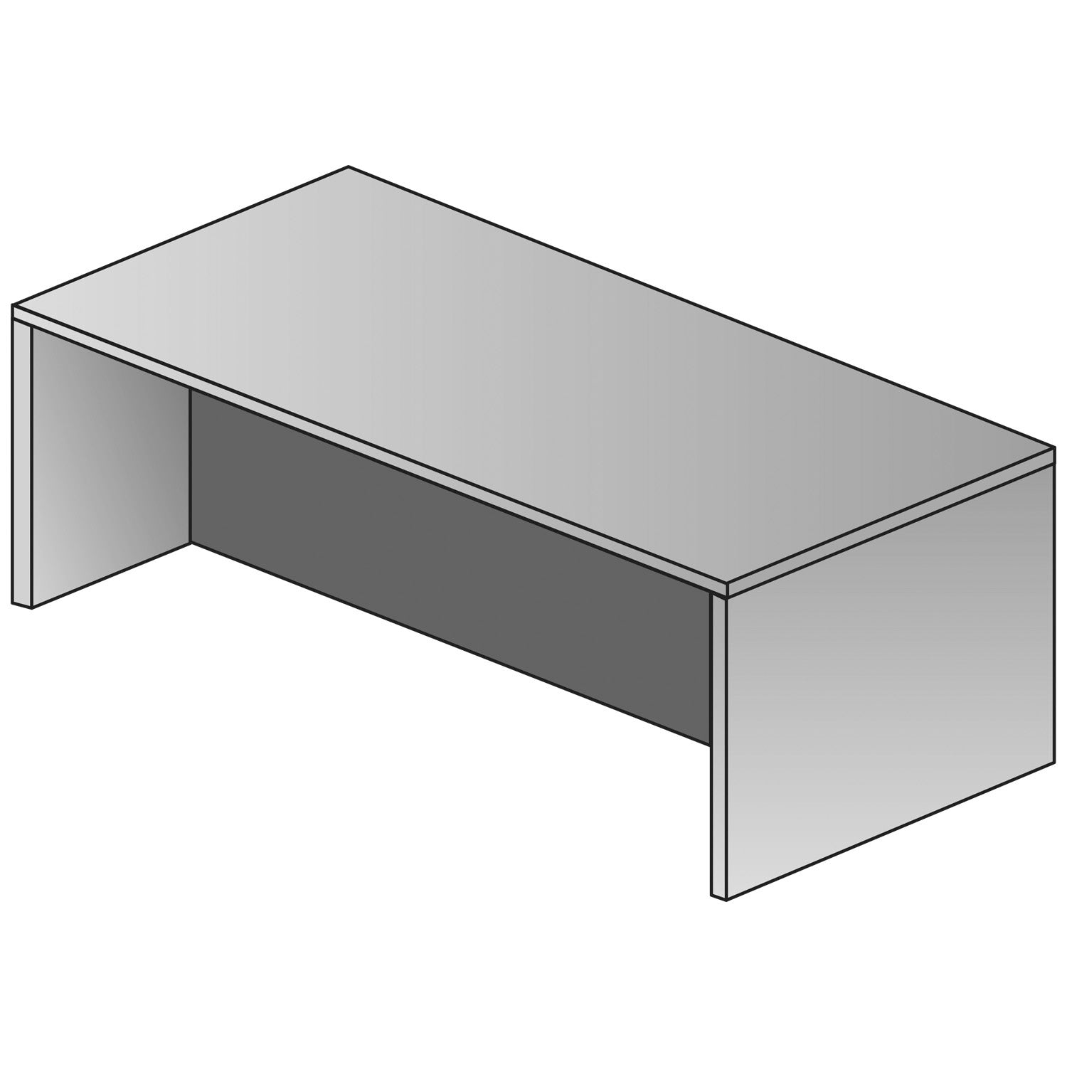 Sonoma Coffee Table 48"X24"X16" - Dark Cherry