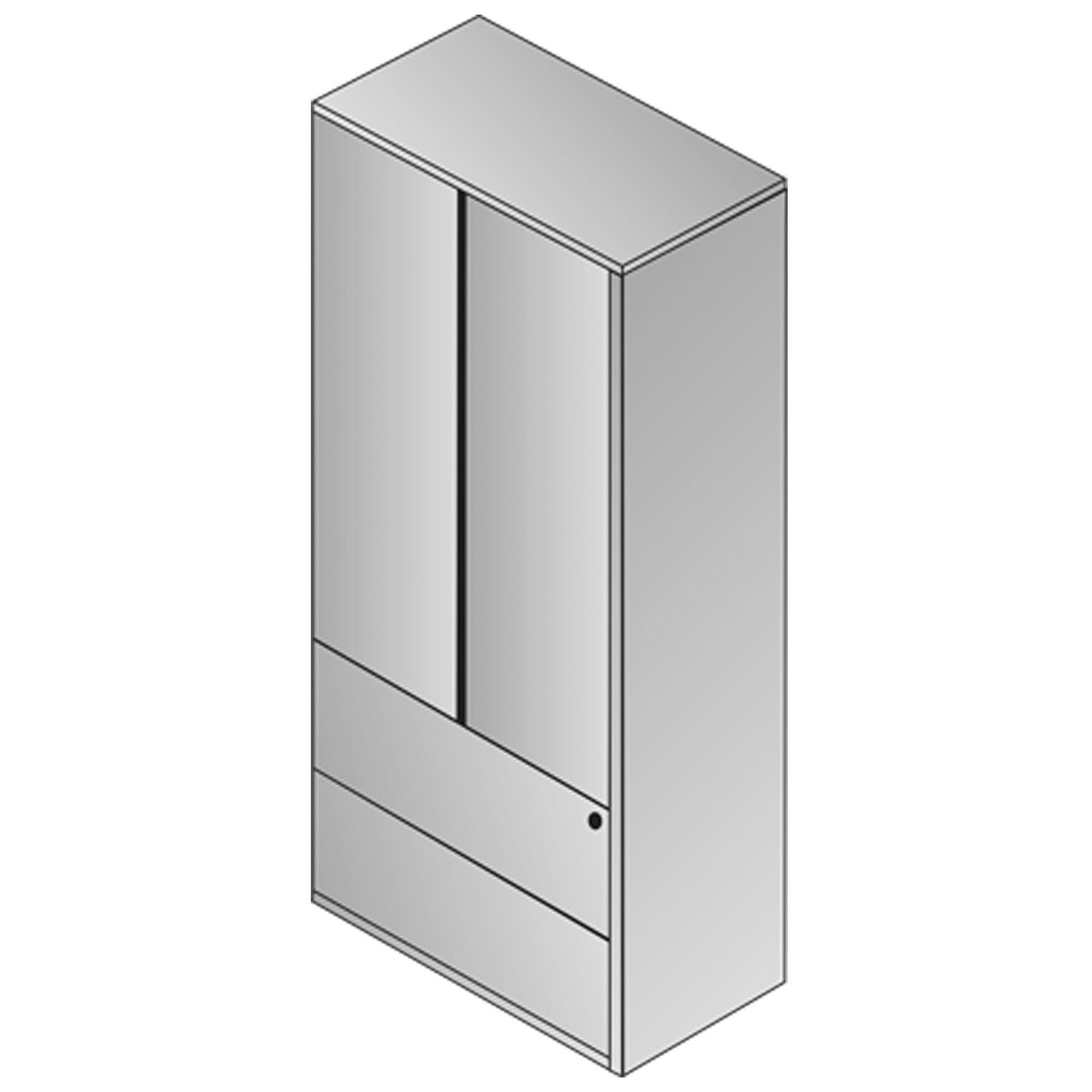 Sonoma Storage/File 37"X19"X70" - Dark Cherry