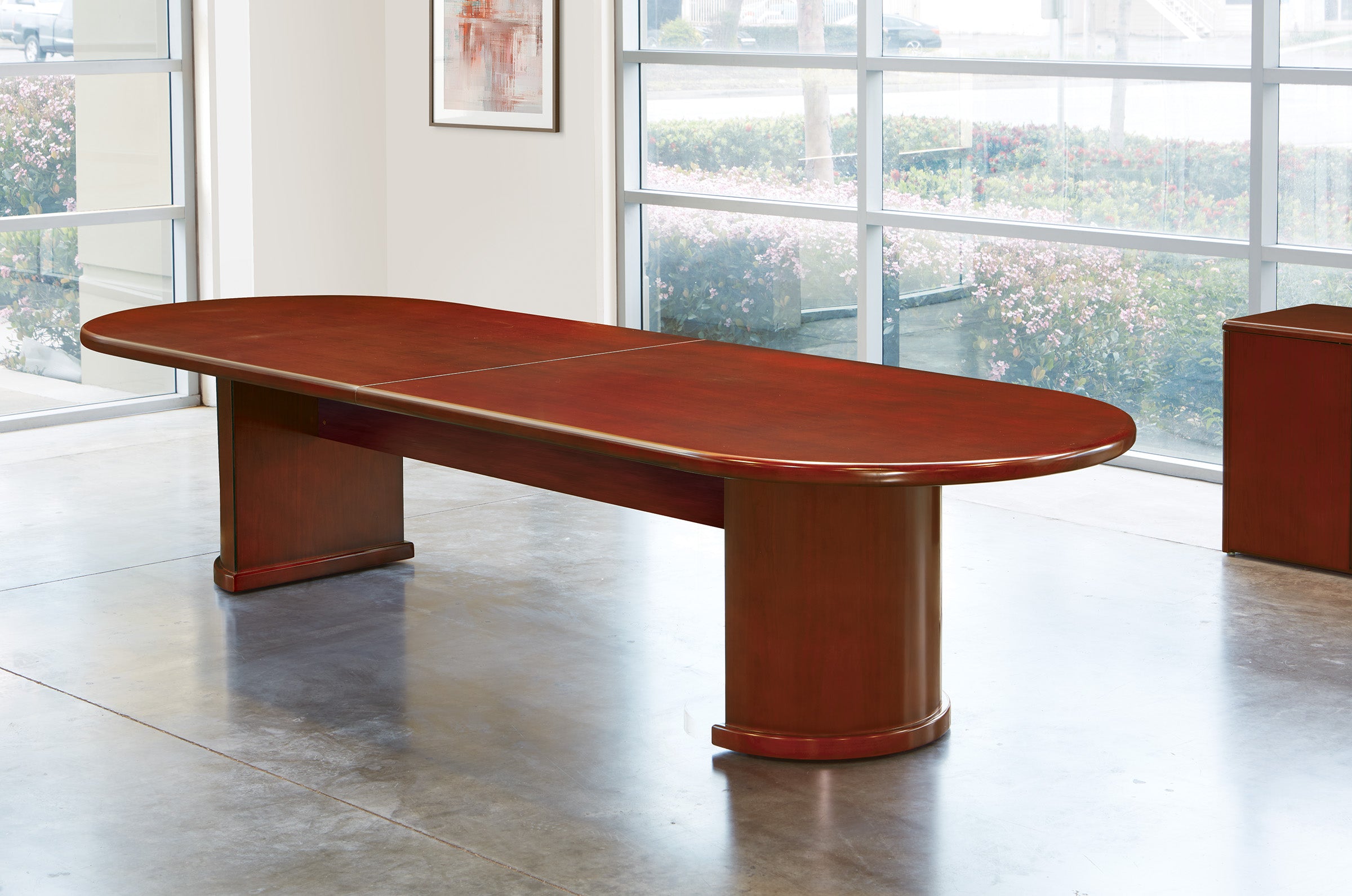 Sonoma Conference Table 144”X48”X30” - Dark Cherry