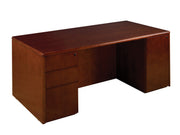 Sonoma Double Pedestal Desk 72"X36" - Dark Cherry