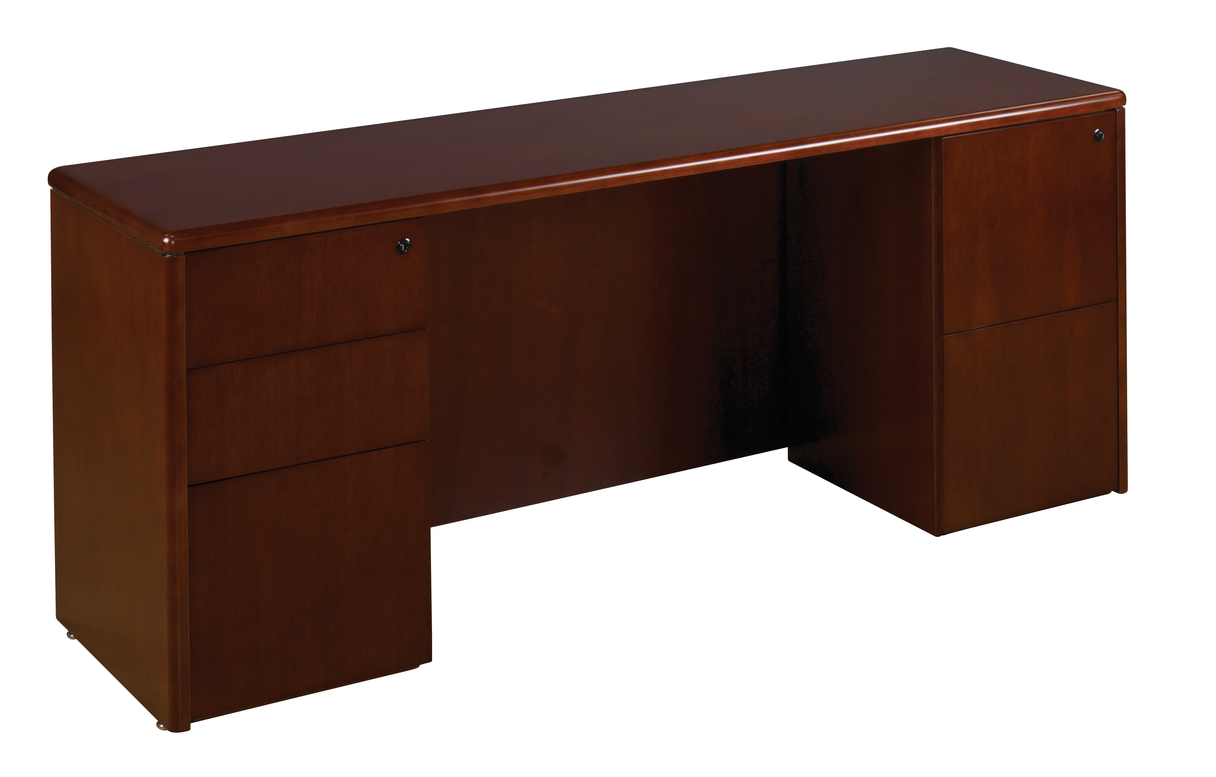 Sonoma Kneespace Credenza 72"X20" - Dark Cherry