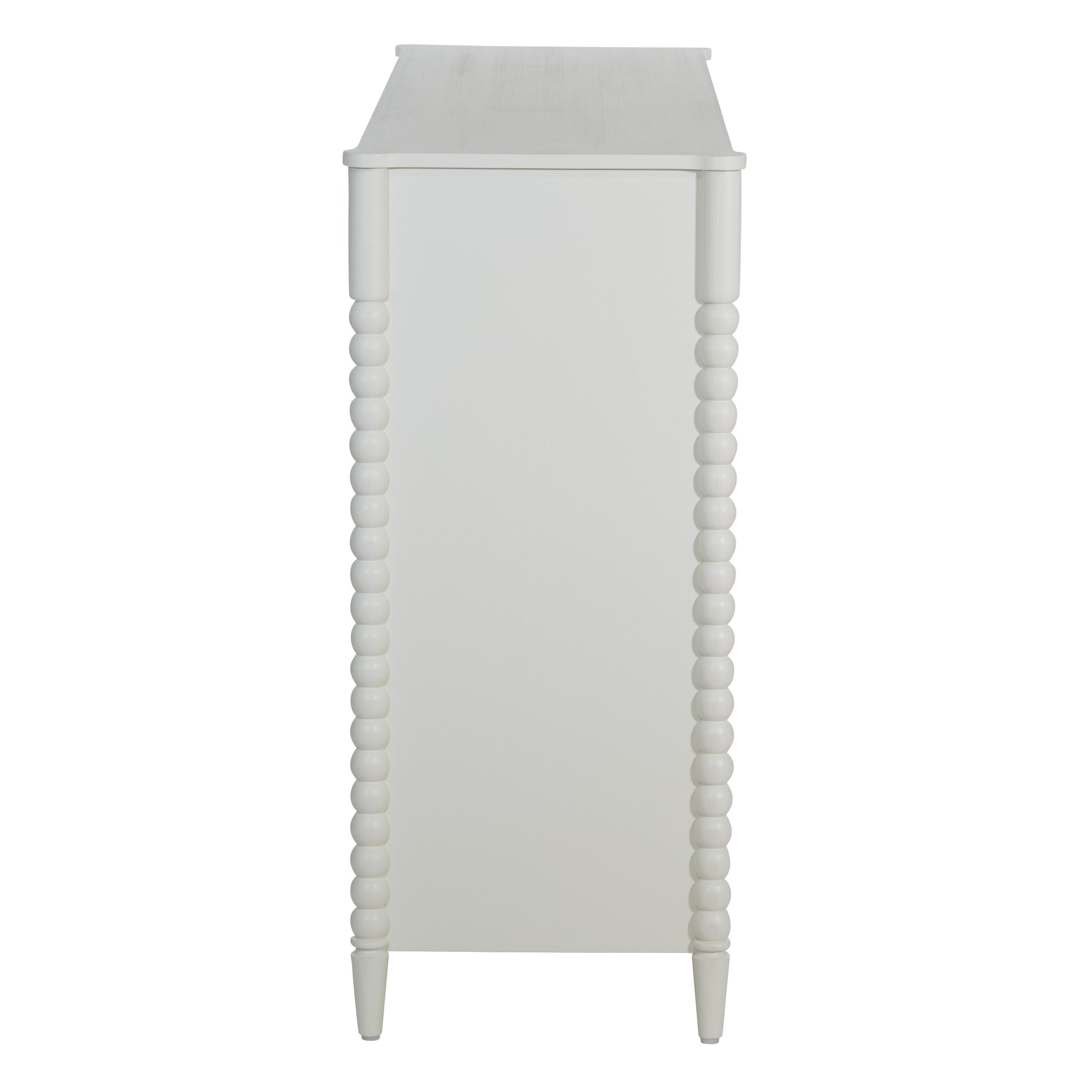 Spindle 8 Drawer Dresser - Sandcastle Antique White