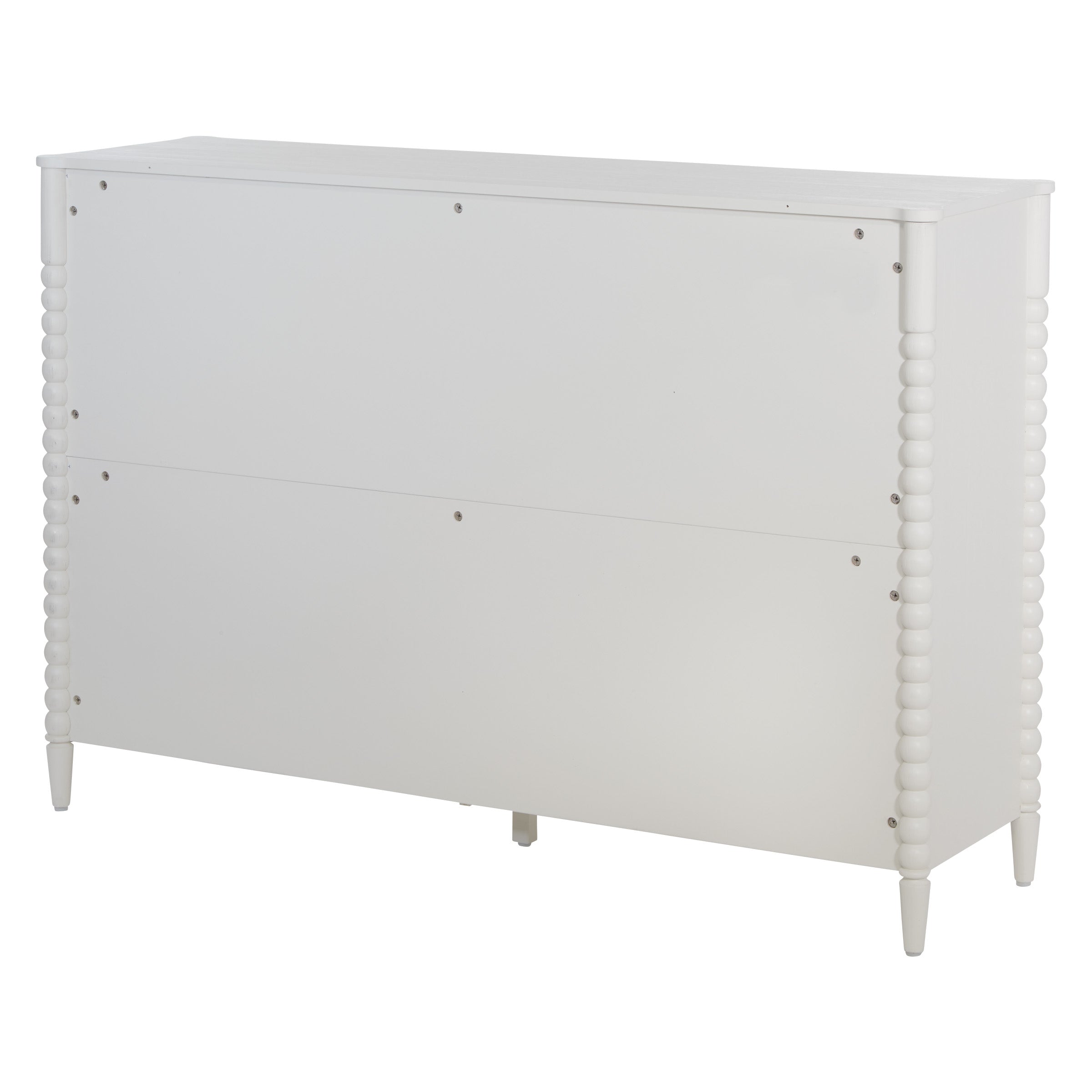 Spindle 8 Drawer Dresser - Sandcastle Antique White