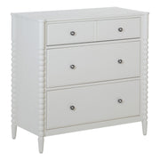 Spindle 3 Drawer Chest - Sandcastle Antique White