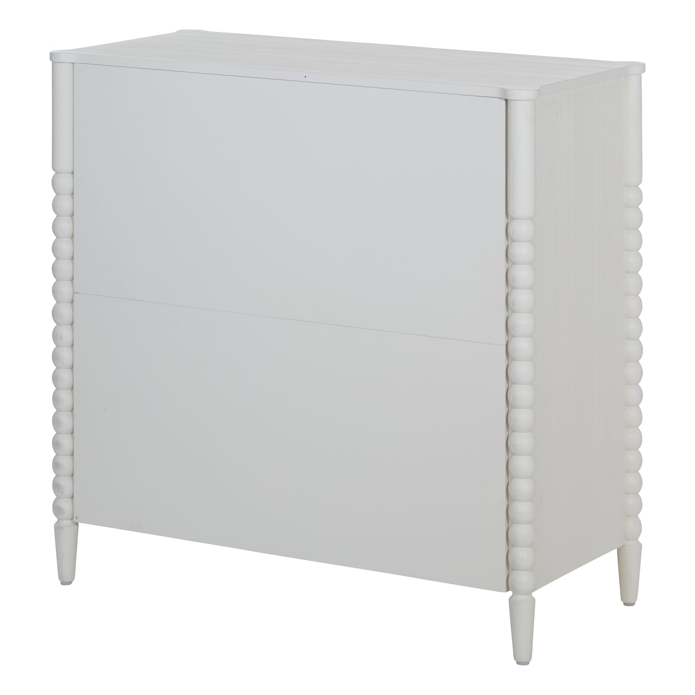 Spindle 3 Drawer Chest - Sandcastle Antique White