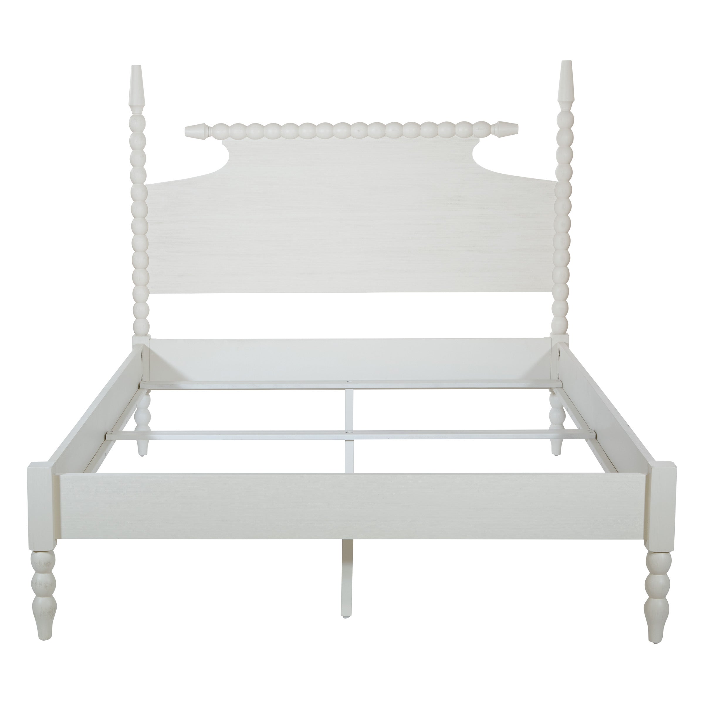 Spindle Queen Bed Set - Sandcastle Antique White